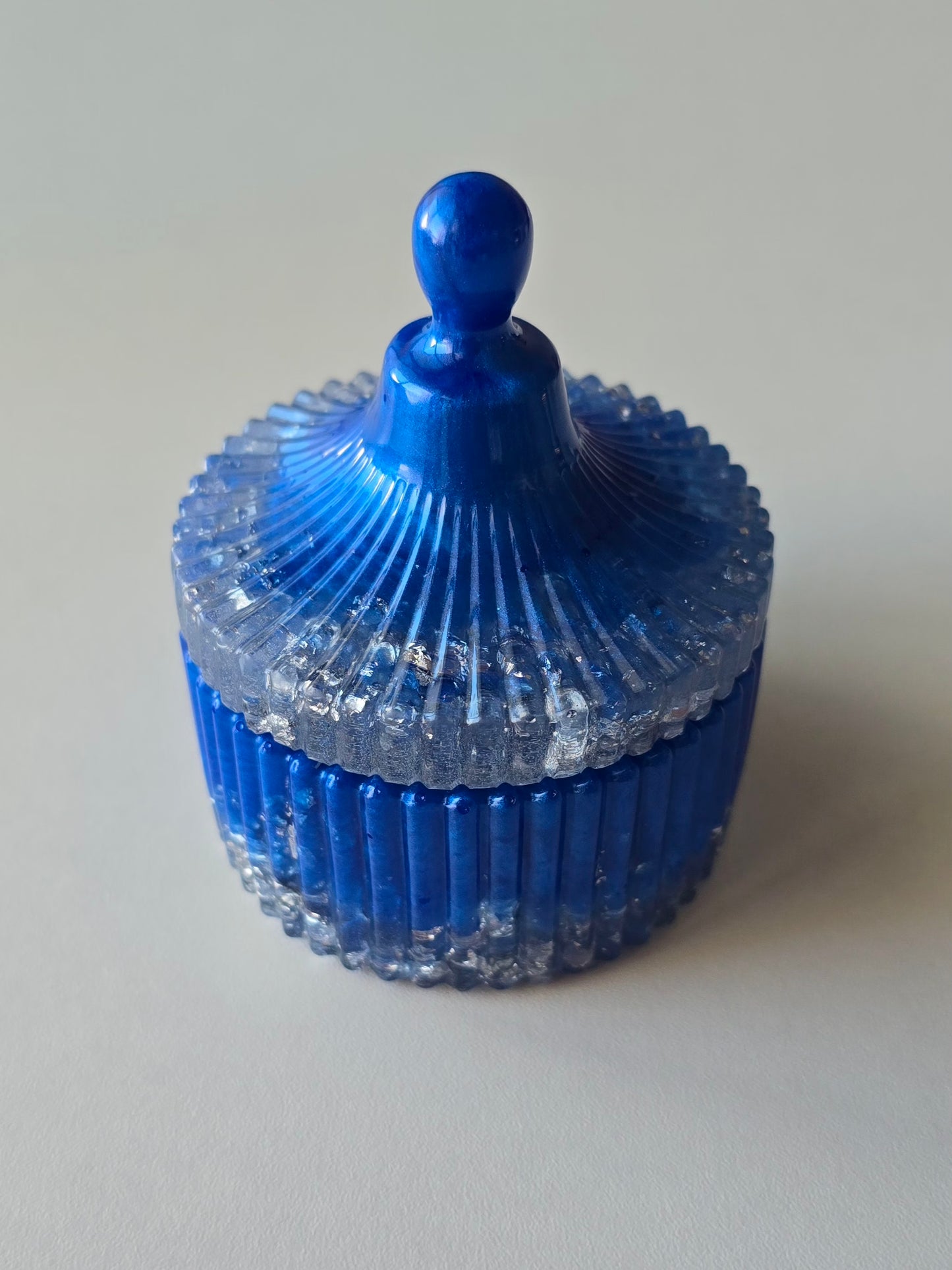 Boîte à bijoux - Bleu & Argent