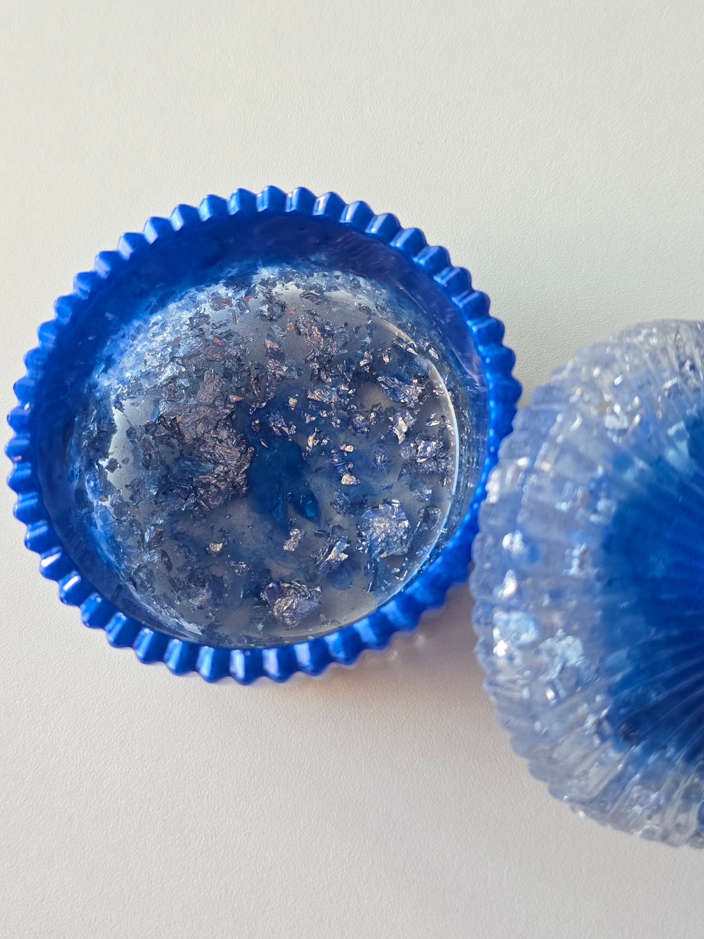Boîte à bijoux - Bleu & Argent