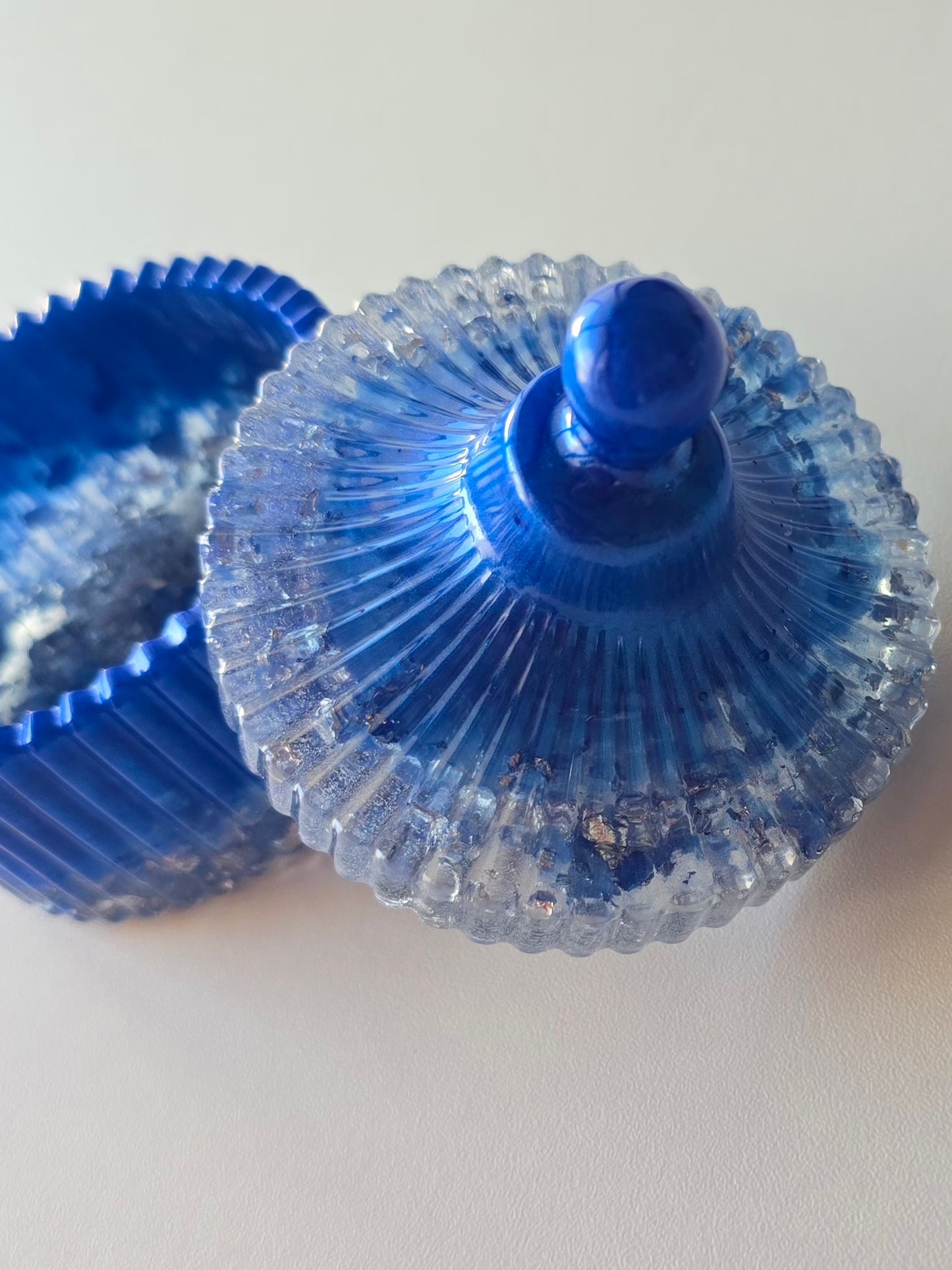 Boîte à bijoux - Bleu & Argent