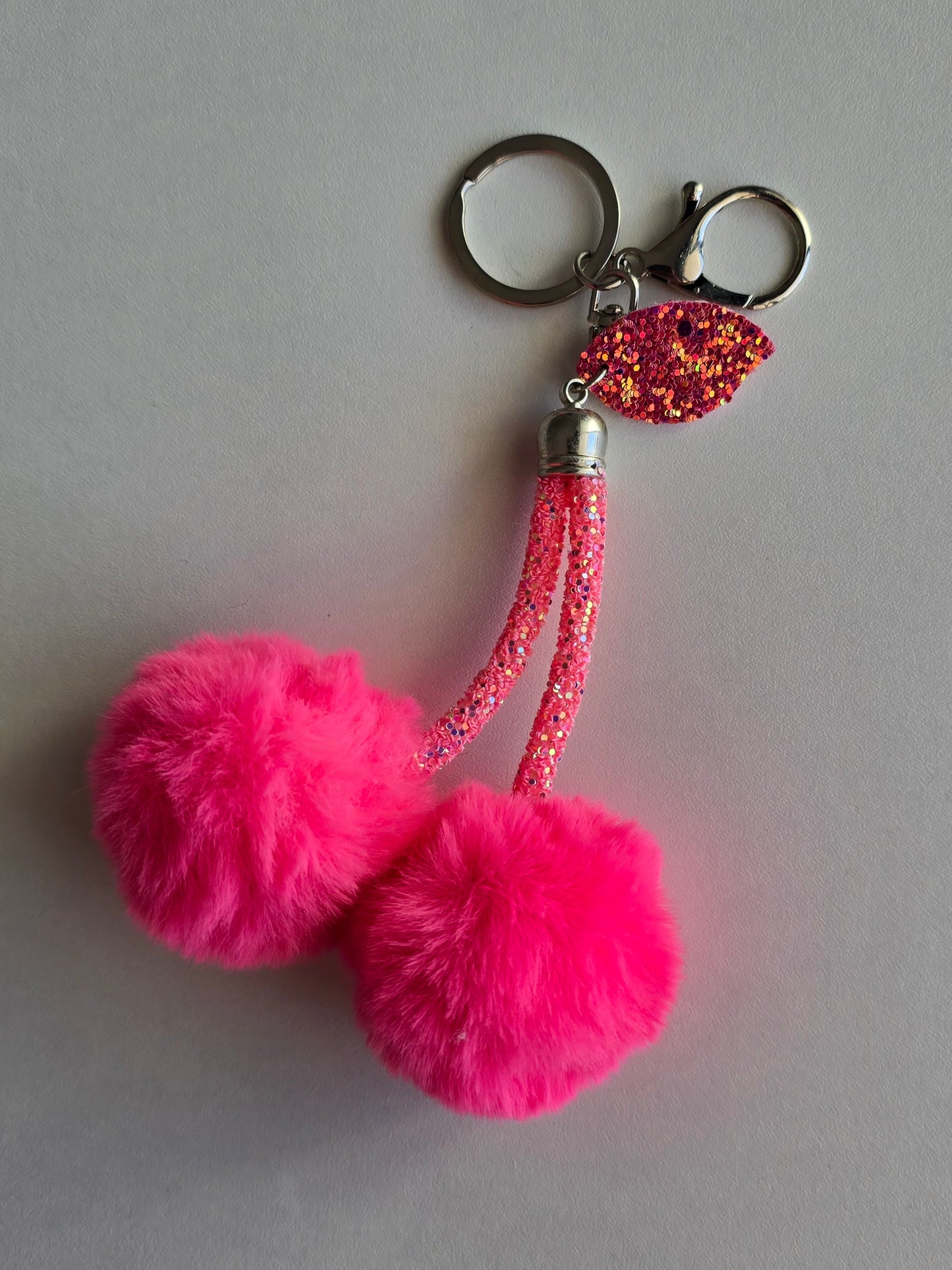 Porte-clé Cherry Pompon