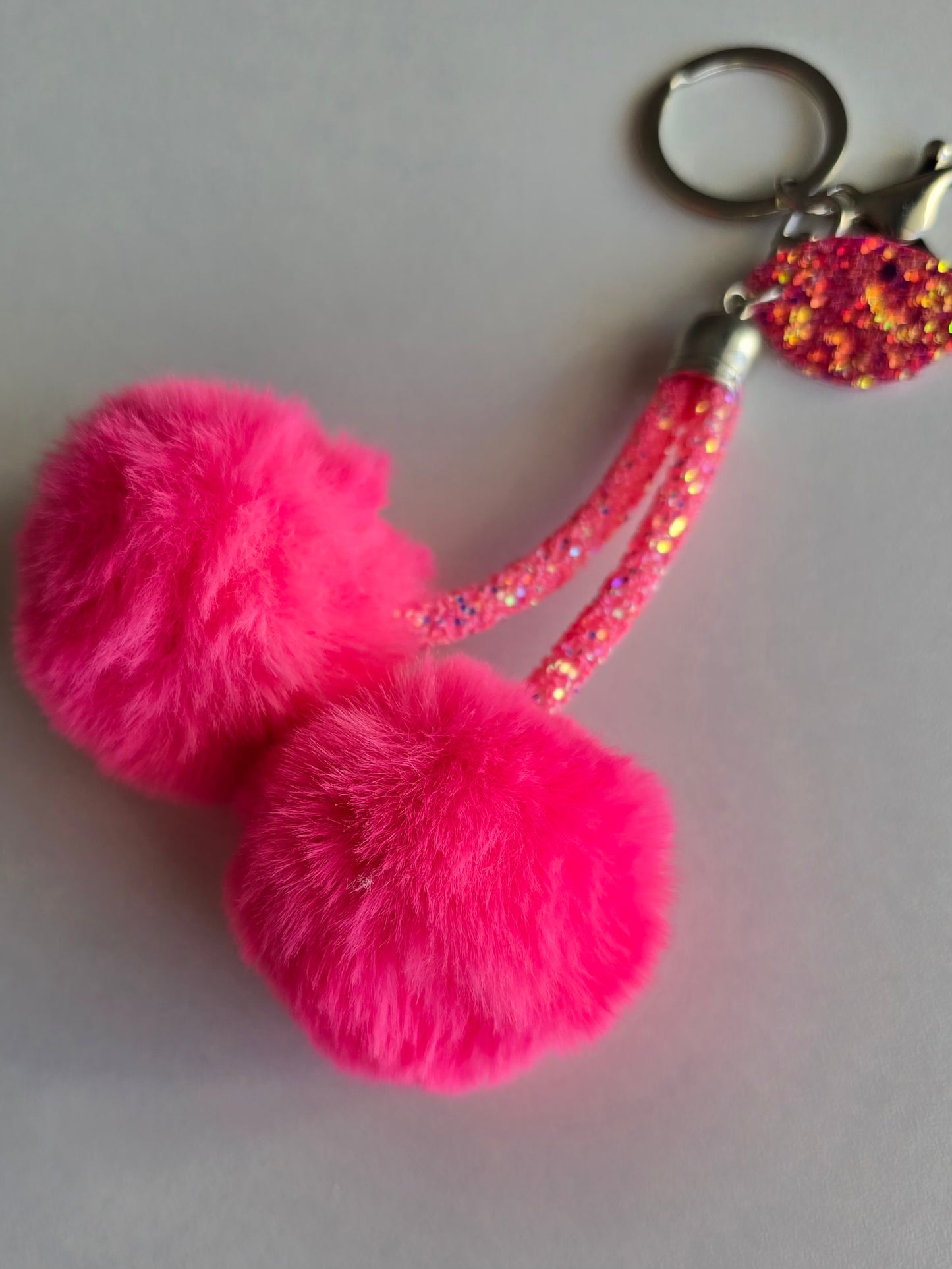 Porte-clé Cherry Pompon