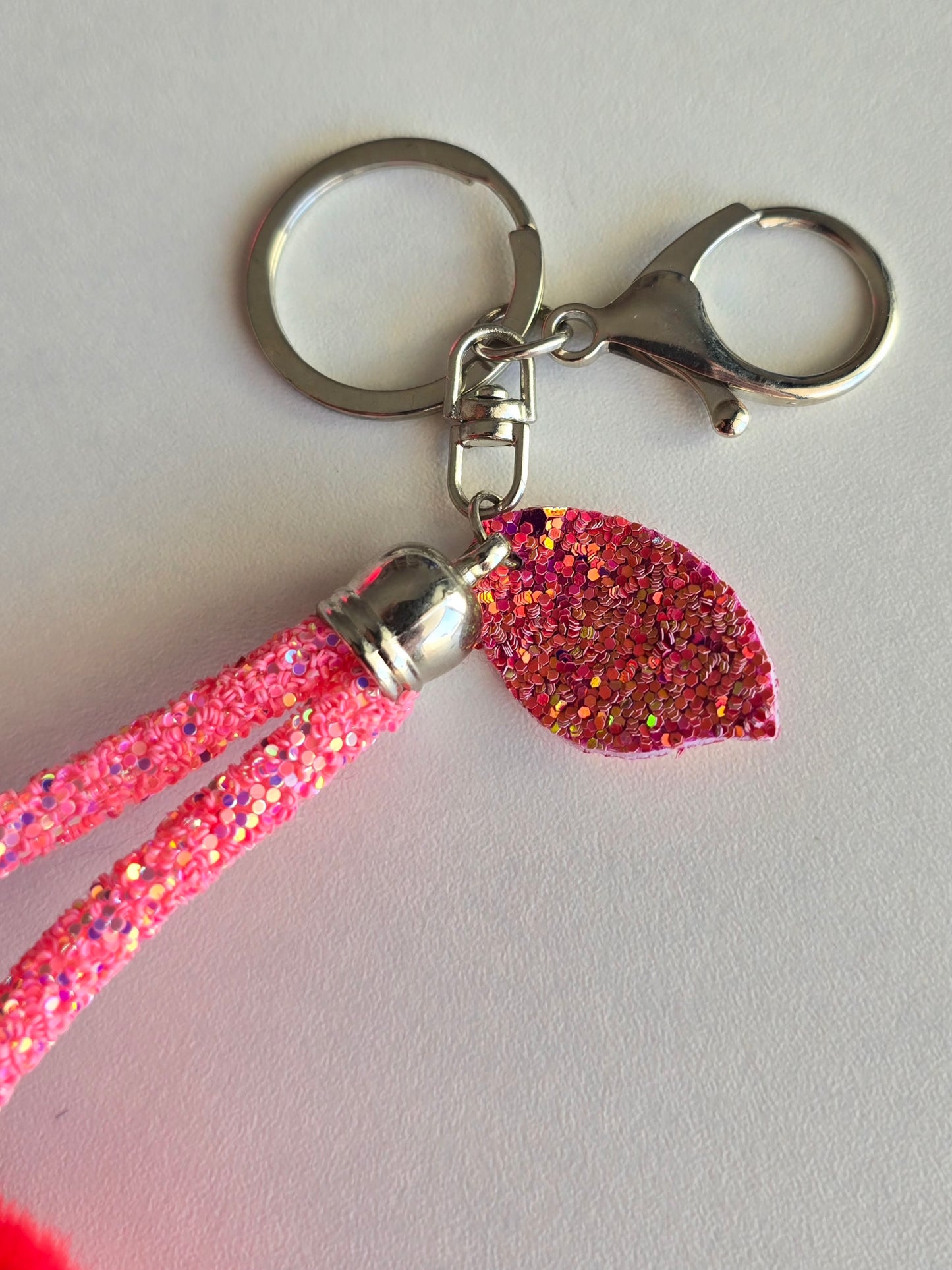Porte-clé Cherry Pompon