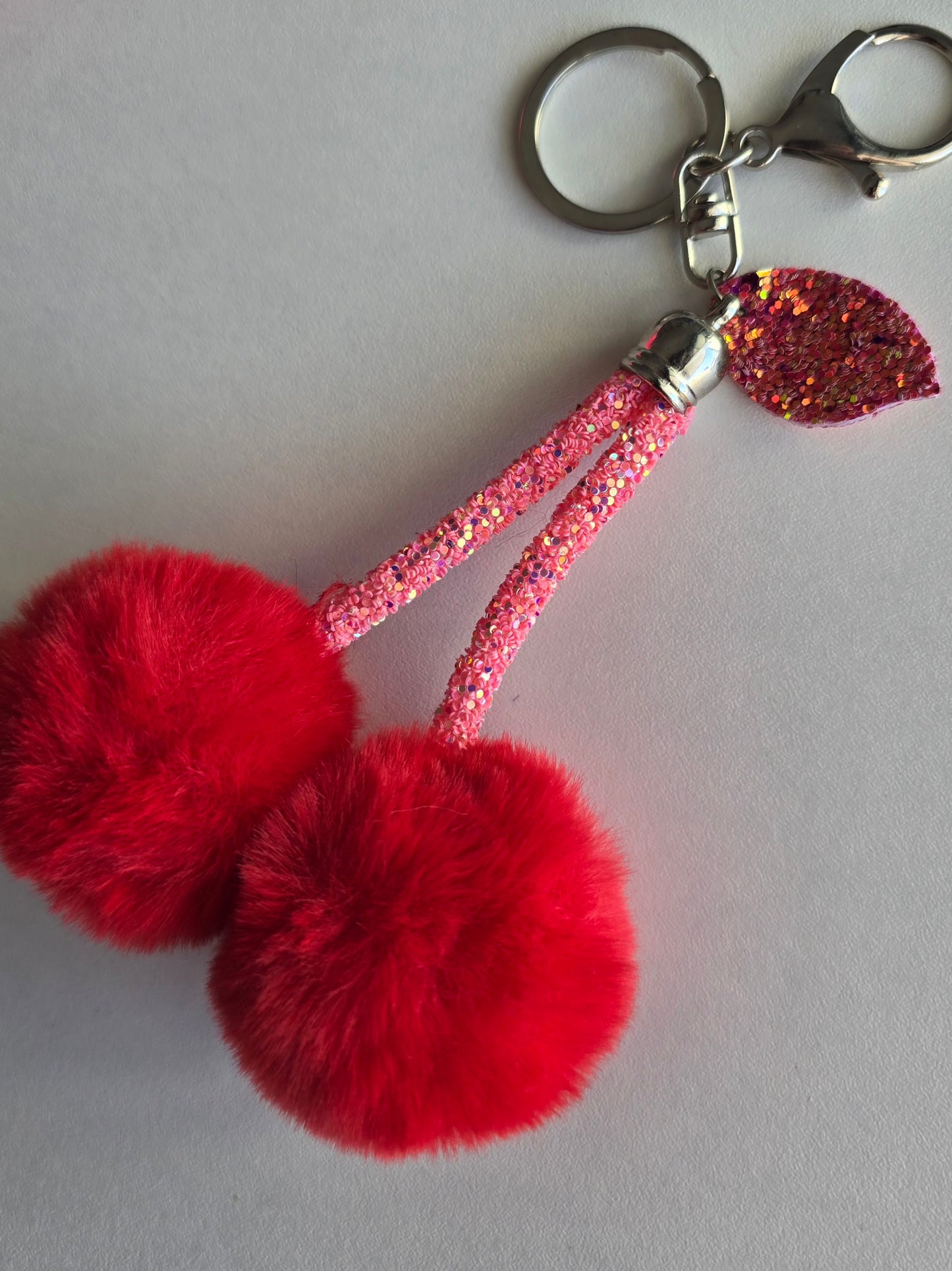 Porte-clé Cherry Pompon