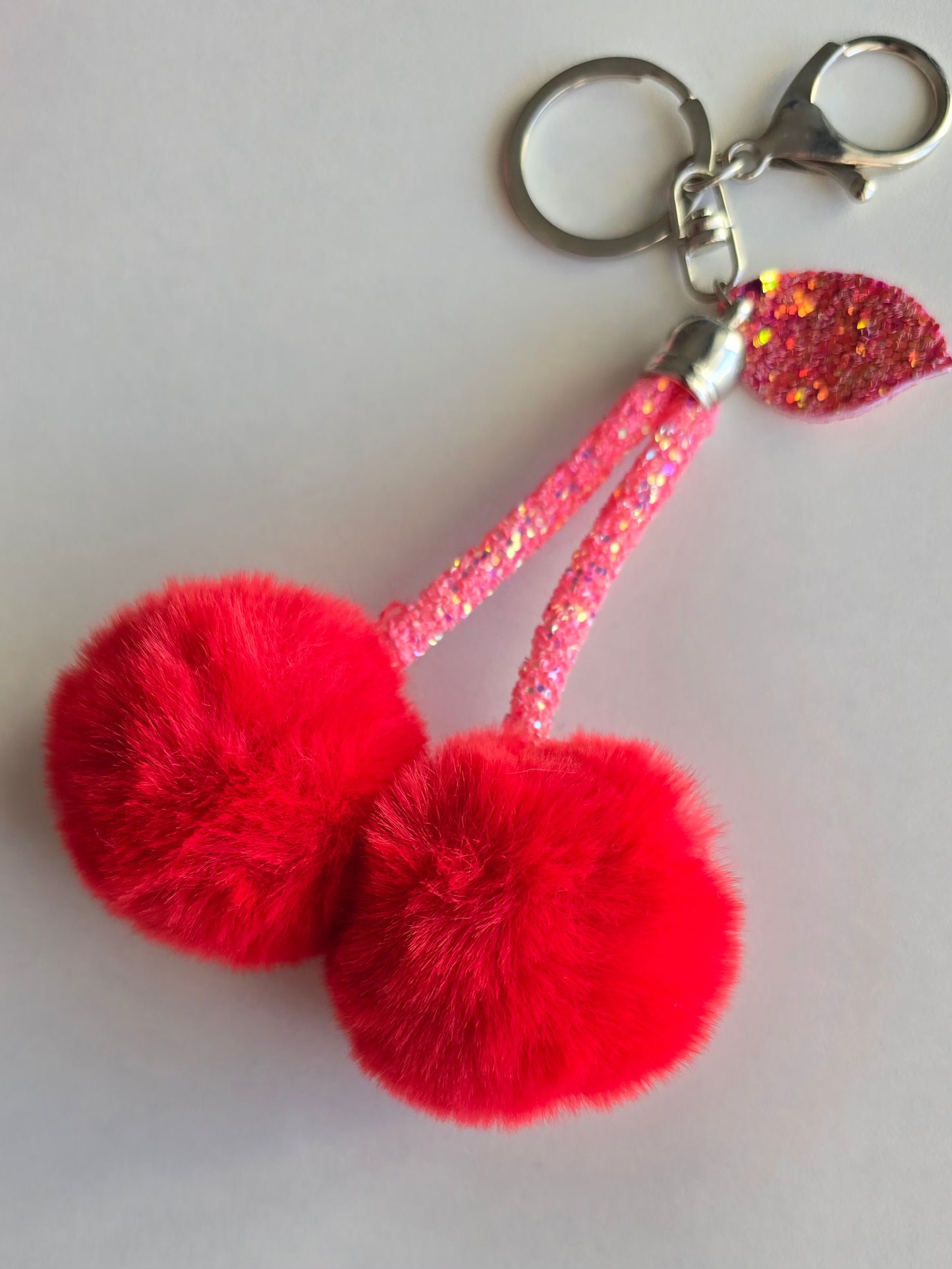 Porte-clé Cherry Pompon