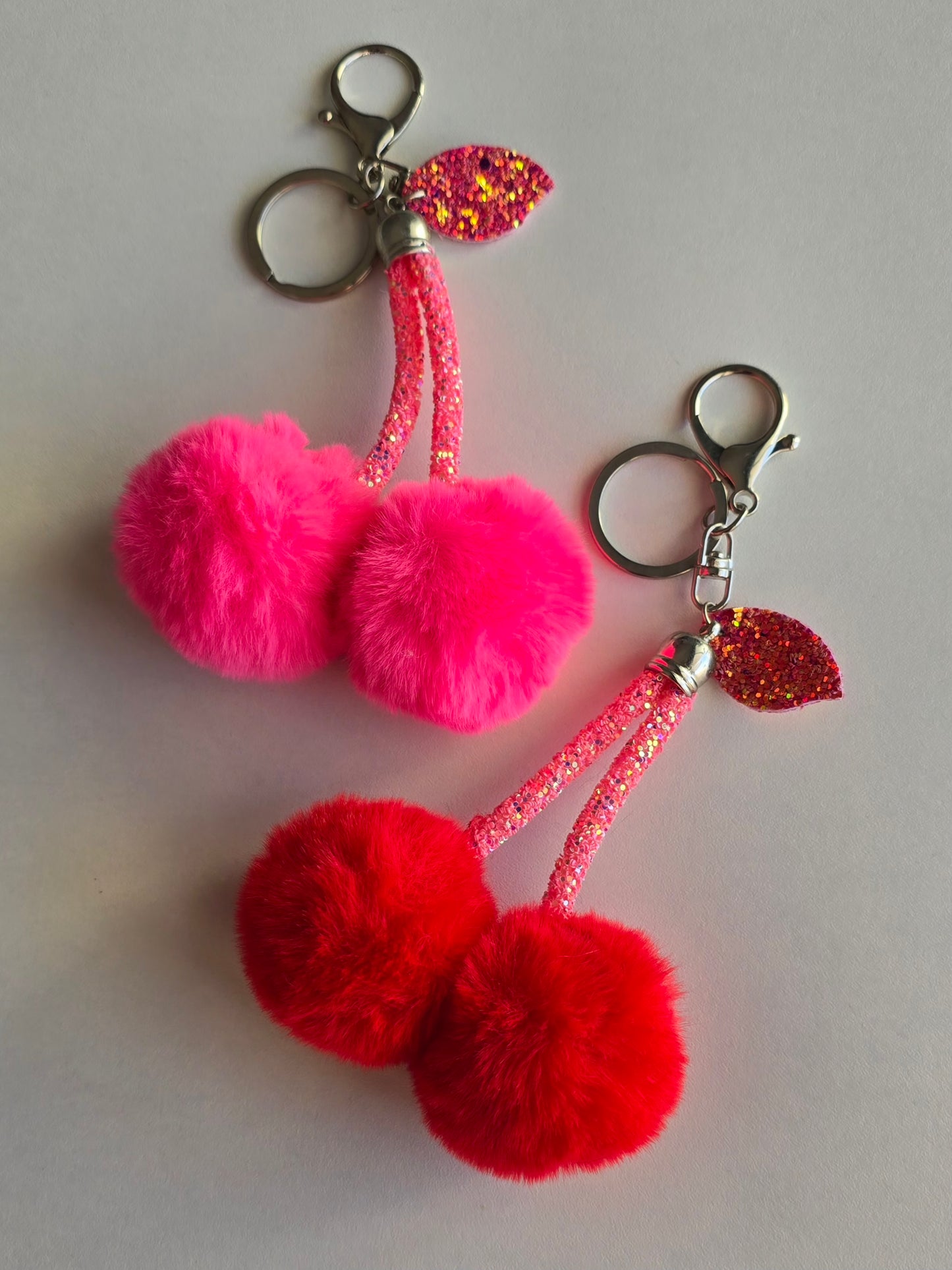 Porte-clé Cherry Pompon