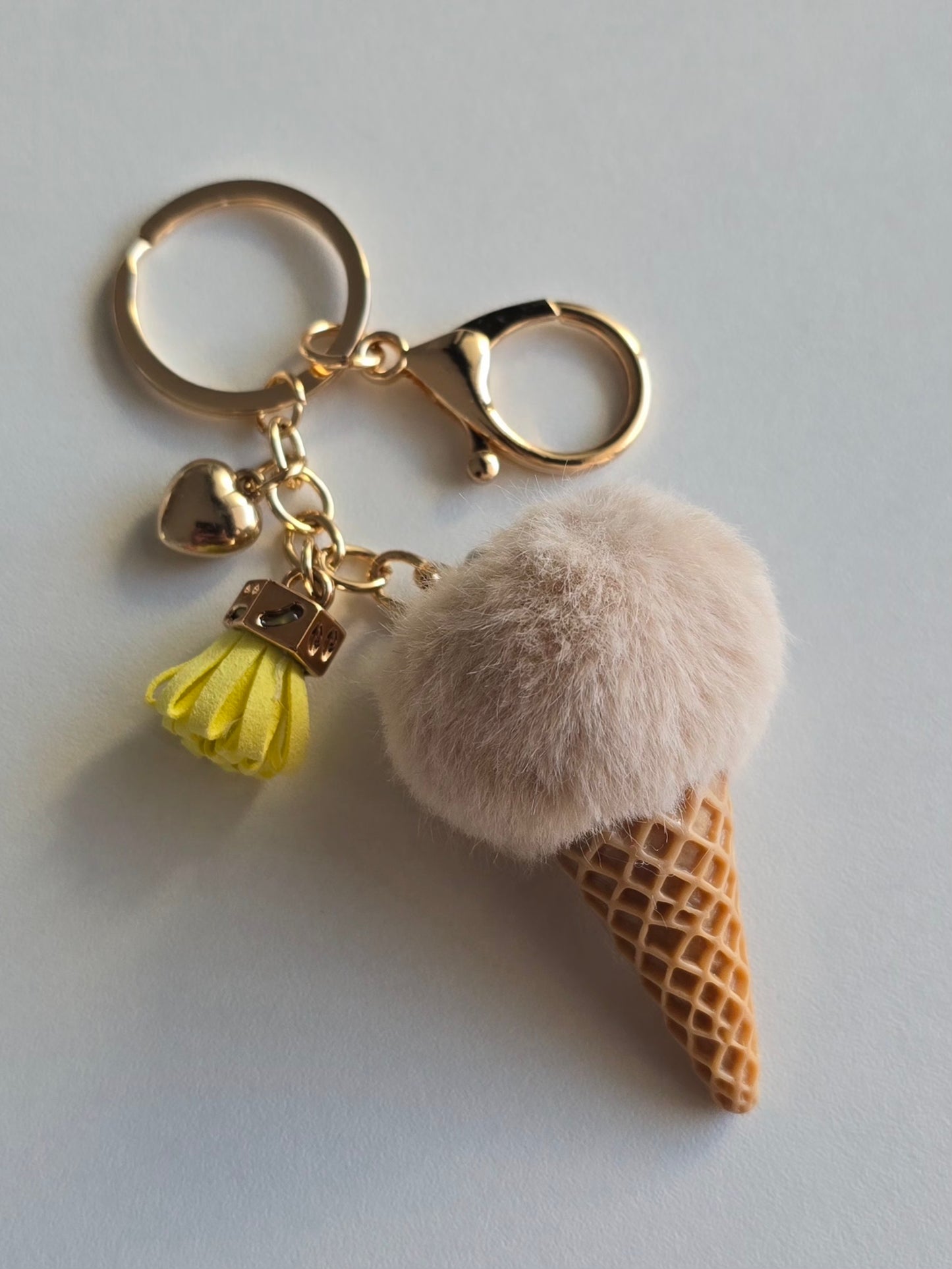 Porte-clé Glace pompon
