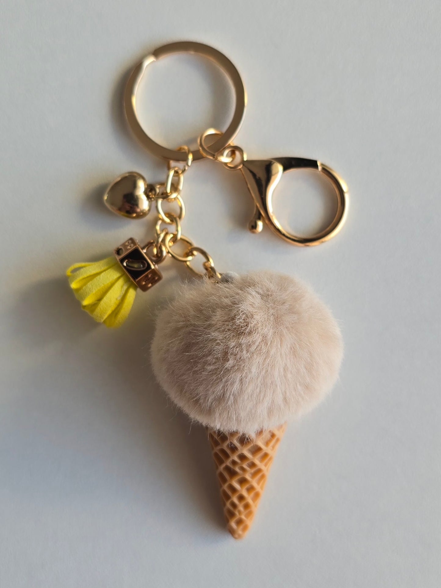 Porte-clé Glace pompon