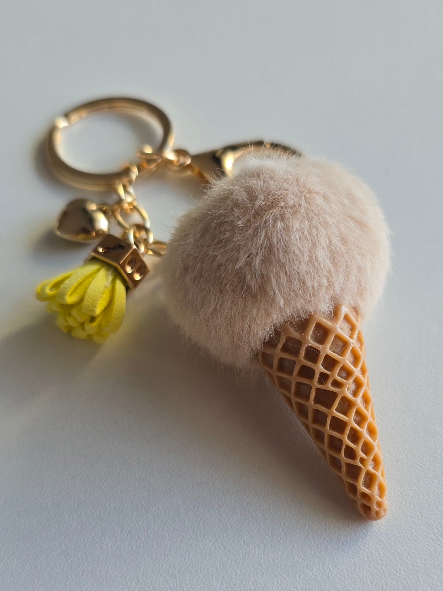 Porte-clé Glace pompon