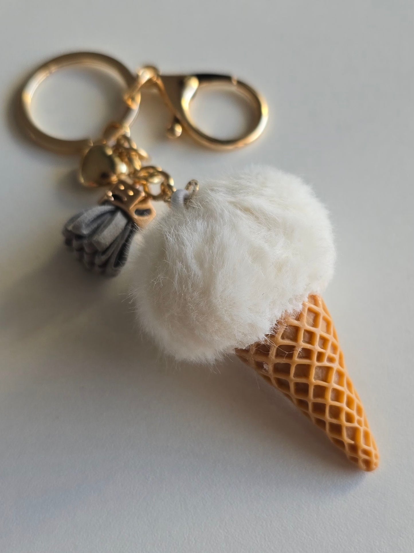 Porte-clé Glace pompon