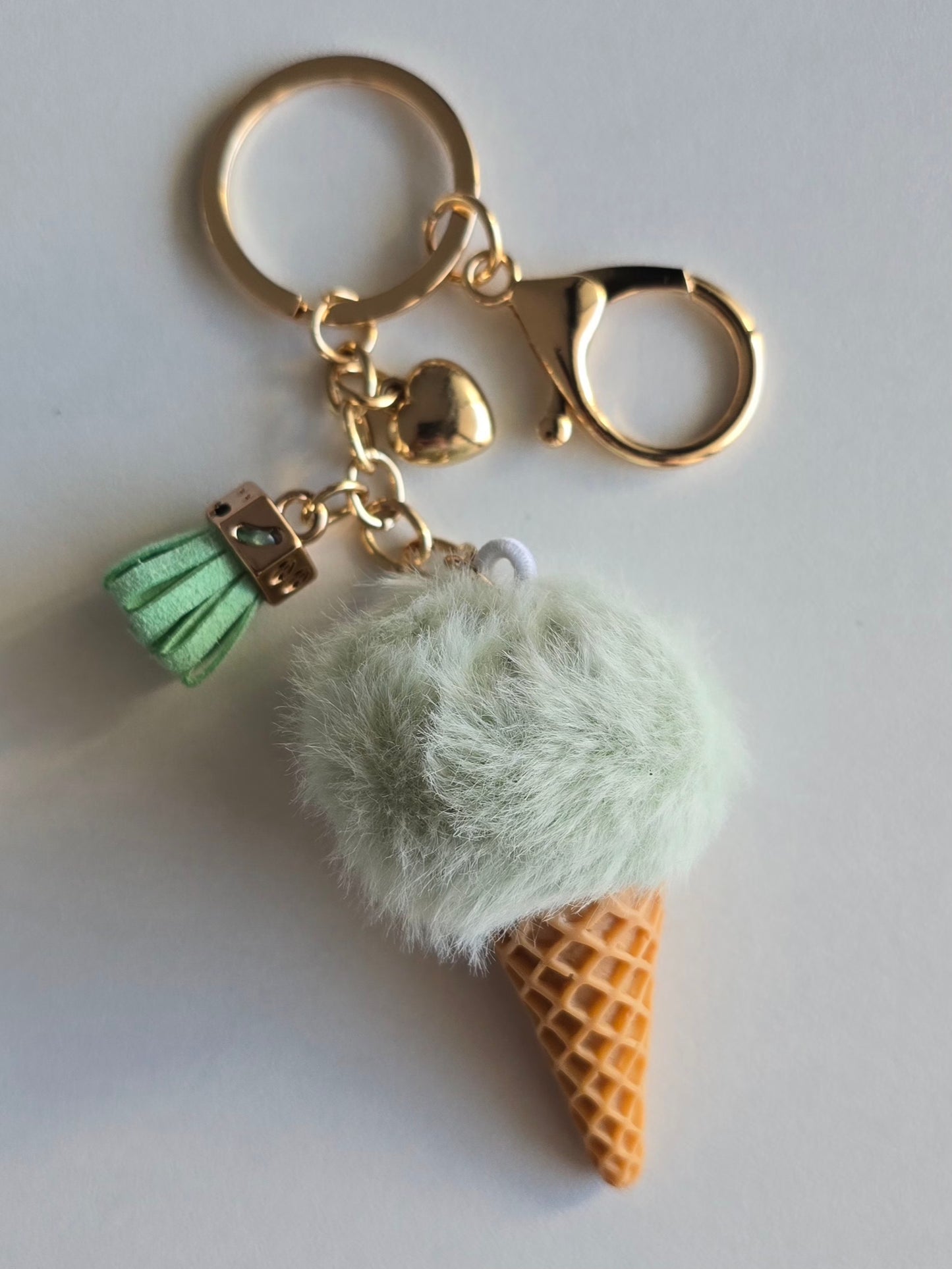 Porte-clé Glace pompon