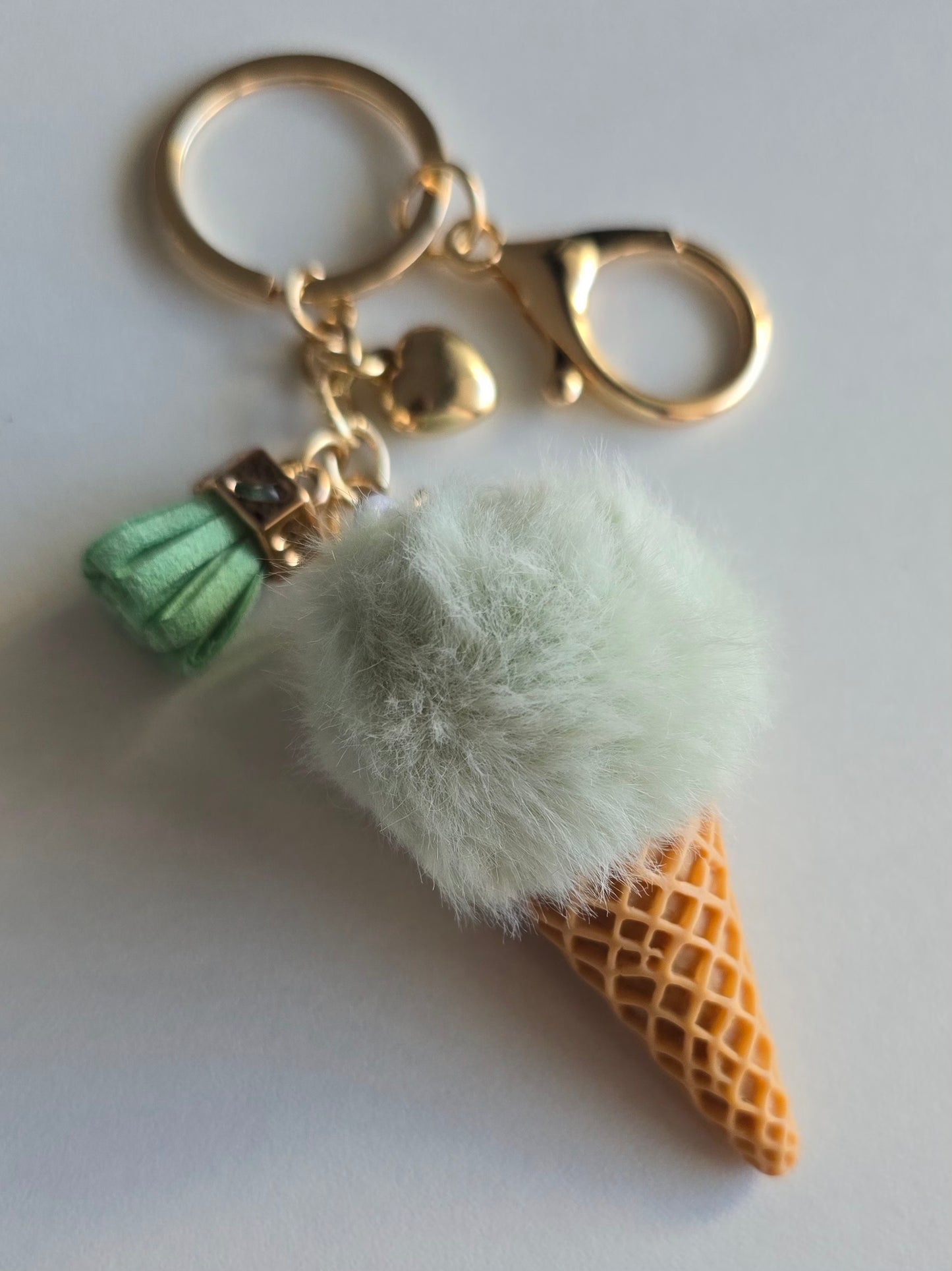 Porte-clé Glace pompon
