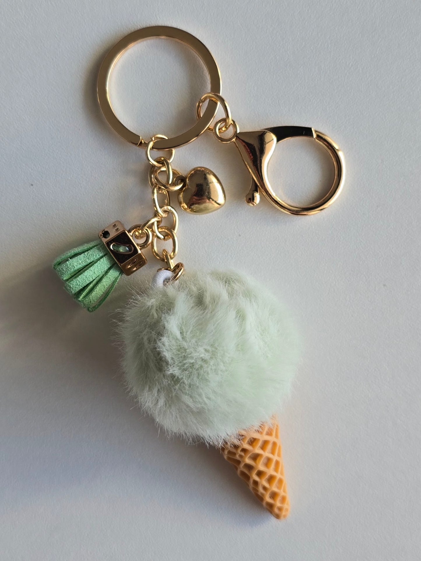 Porte-clé Glace pompon