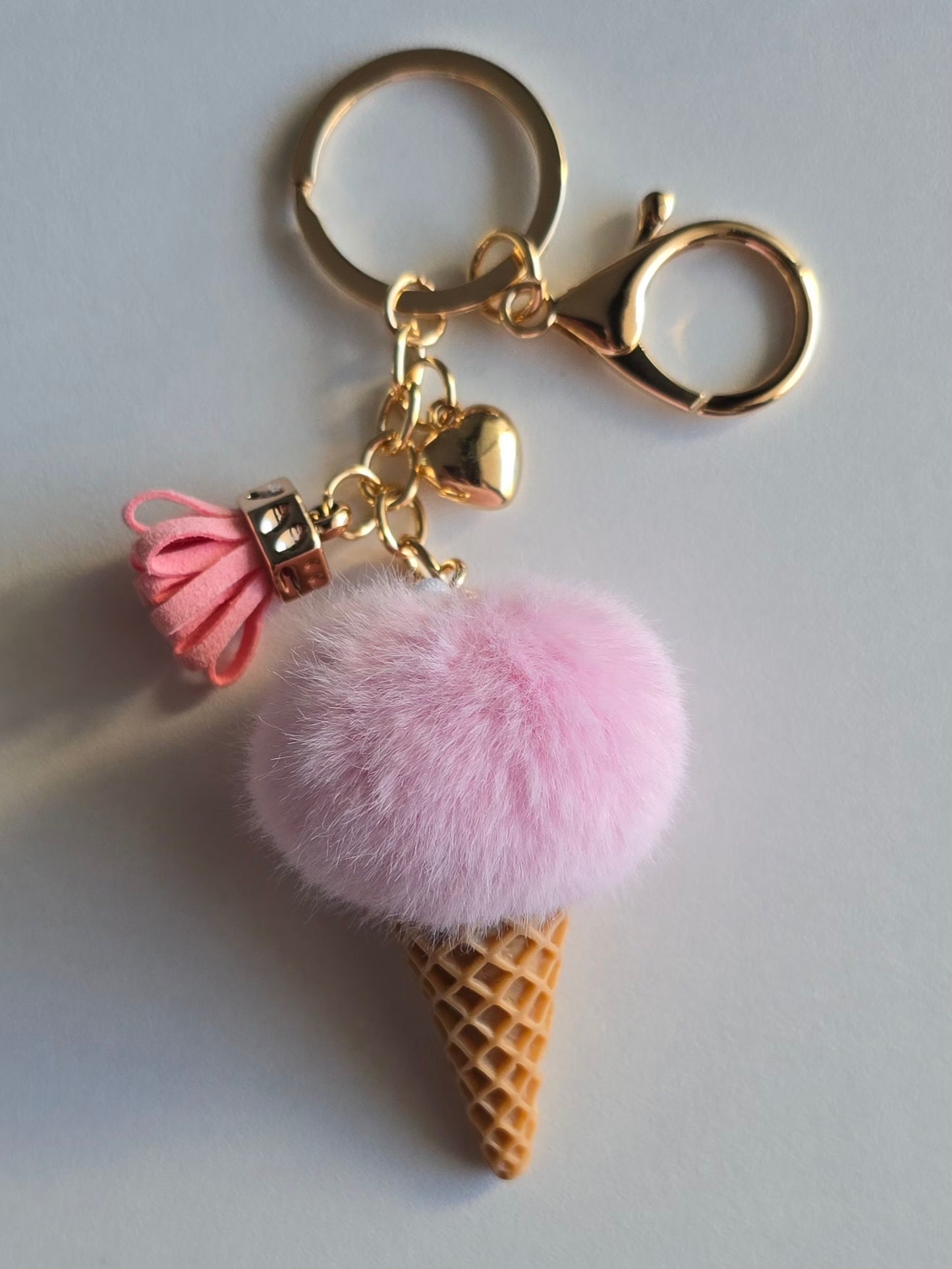 Porte-clé Glace pompon