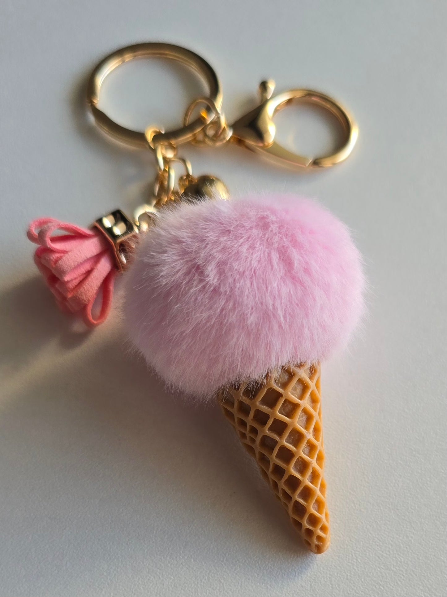 Porte-clé Glace pompon