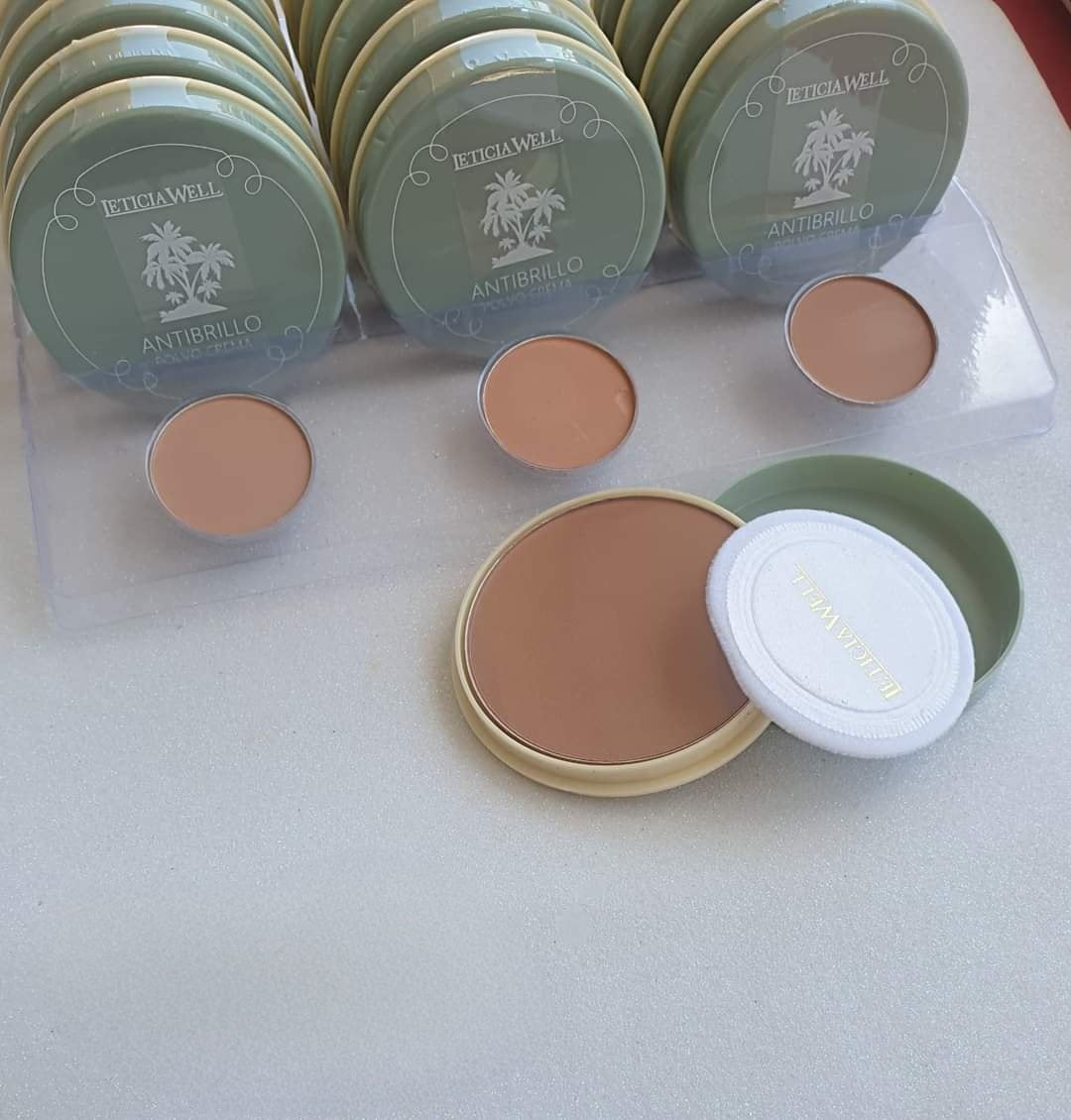 Poudre compact anti-brillance