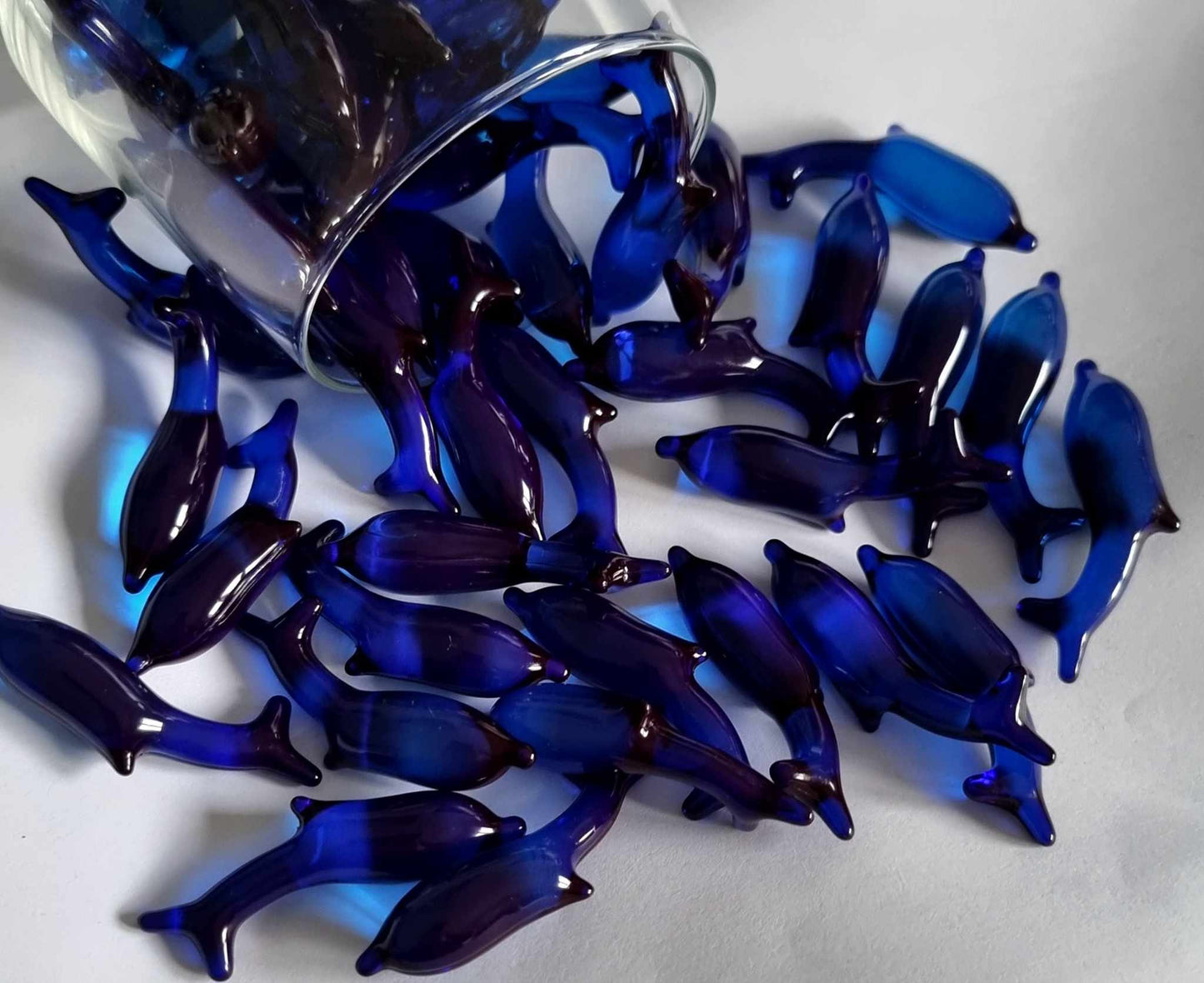 Perles de bain - dauphins - Marine