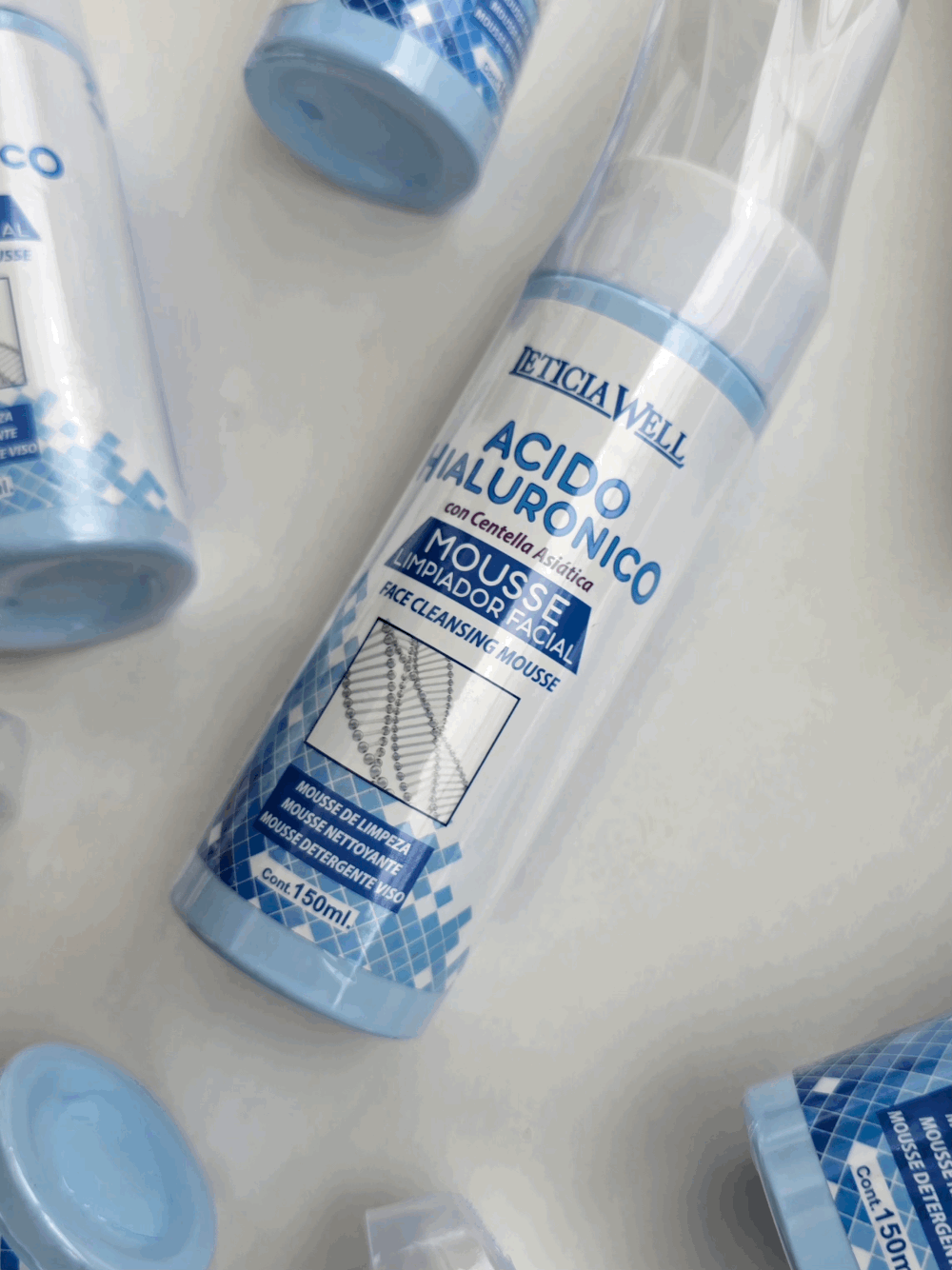 Mousse Nettoyante Visage Acido Hialuronico