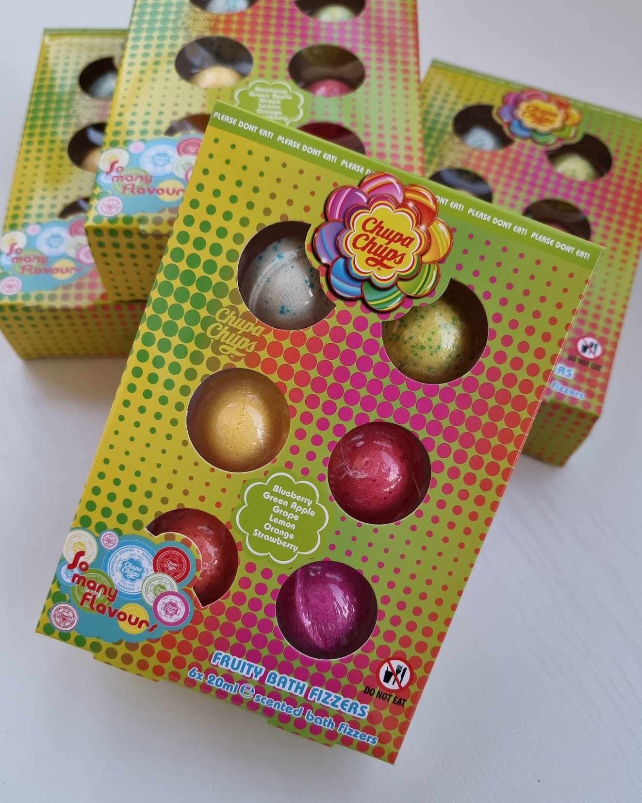 Coffret 6 bombes de bain CHUPA CHUPS