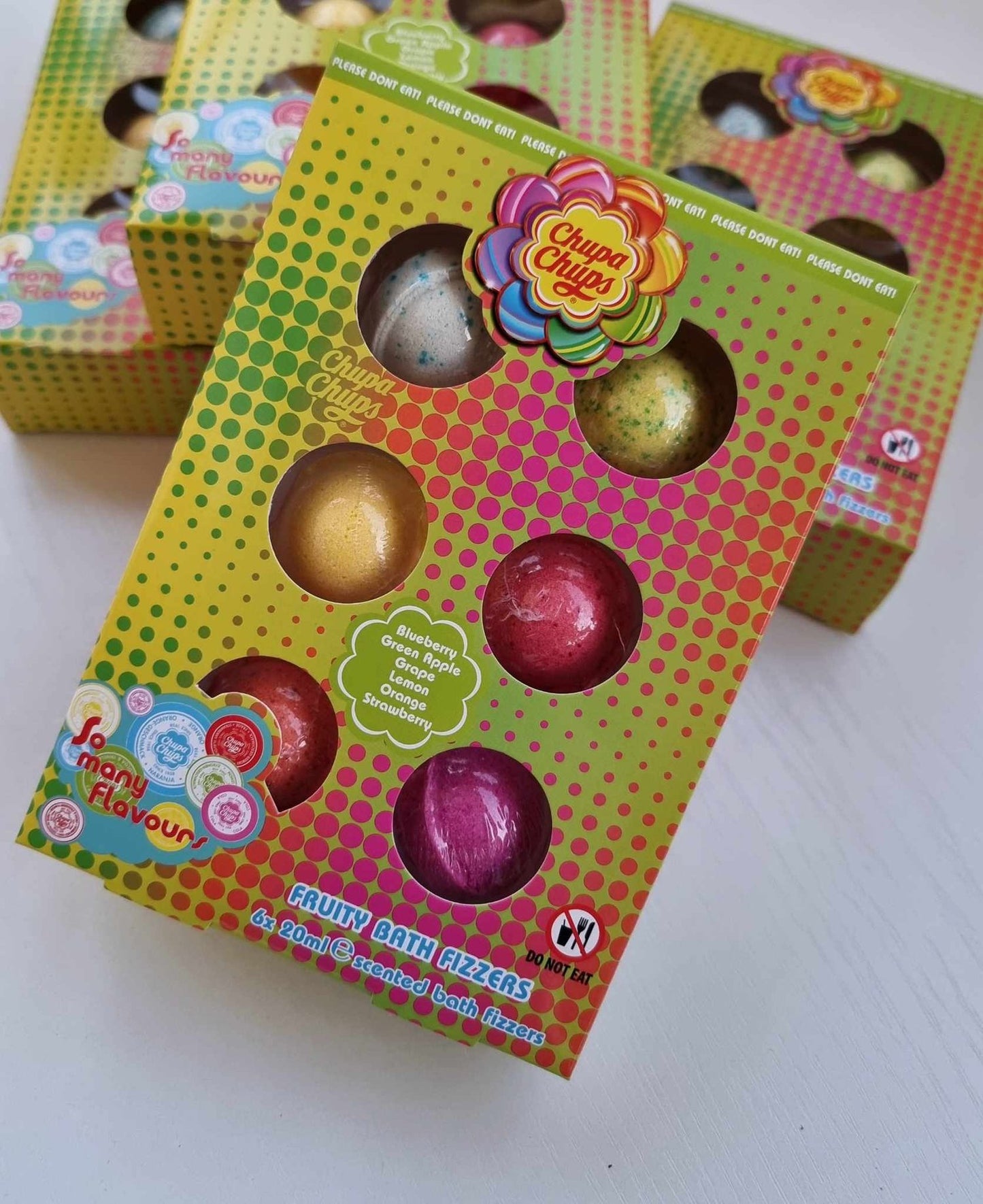 Coffret 6 bombes de bain CHUPA CHUPS