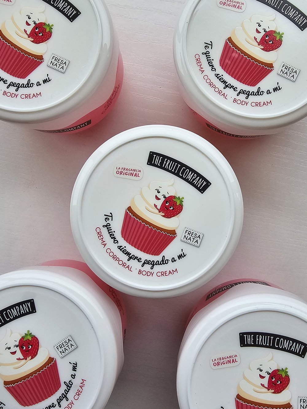 Crème corporel THE FRUIT COMPANY - Fraise Chantilly
