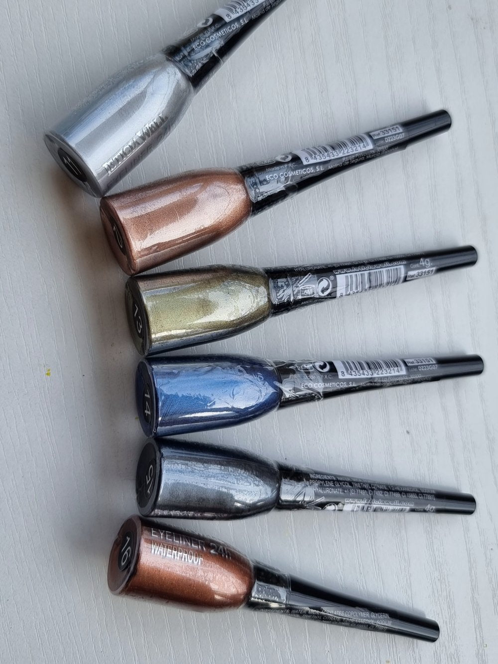 Eyeliner waterproof métallisé