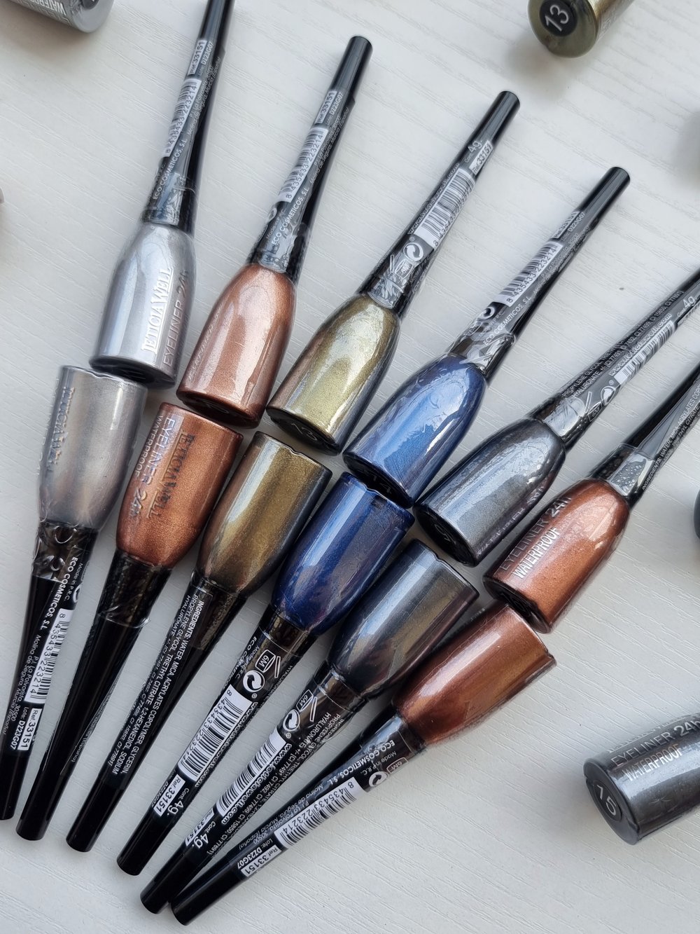 Eyeliner waterproof métallisé