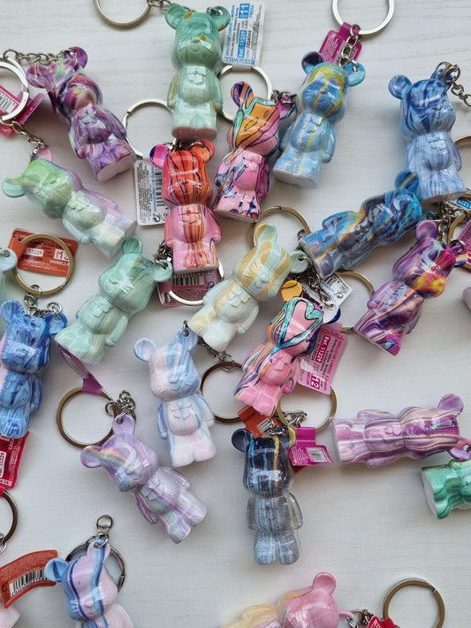 Porte-clé nounours lip gloss à lèvres