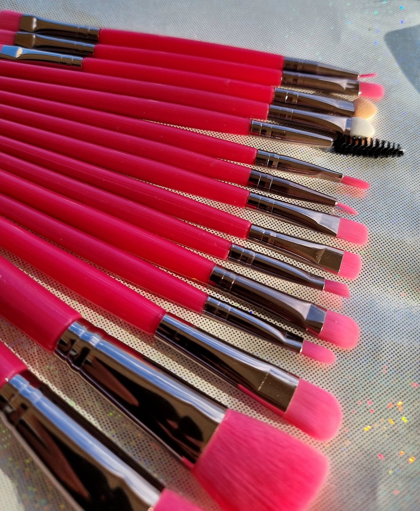 Lot 15 pinceaux NéonPink