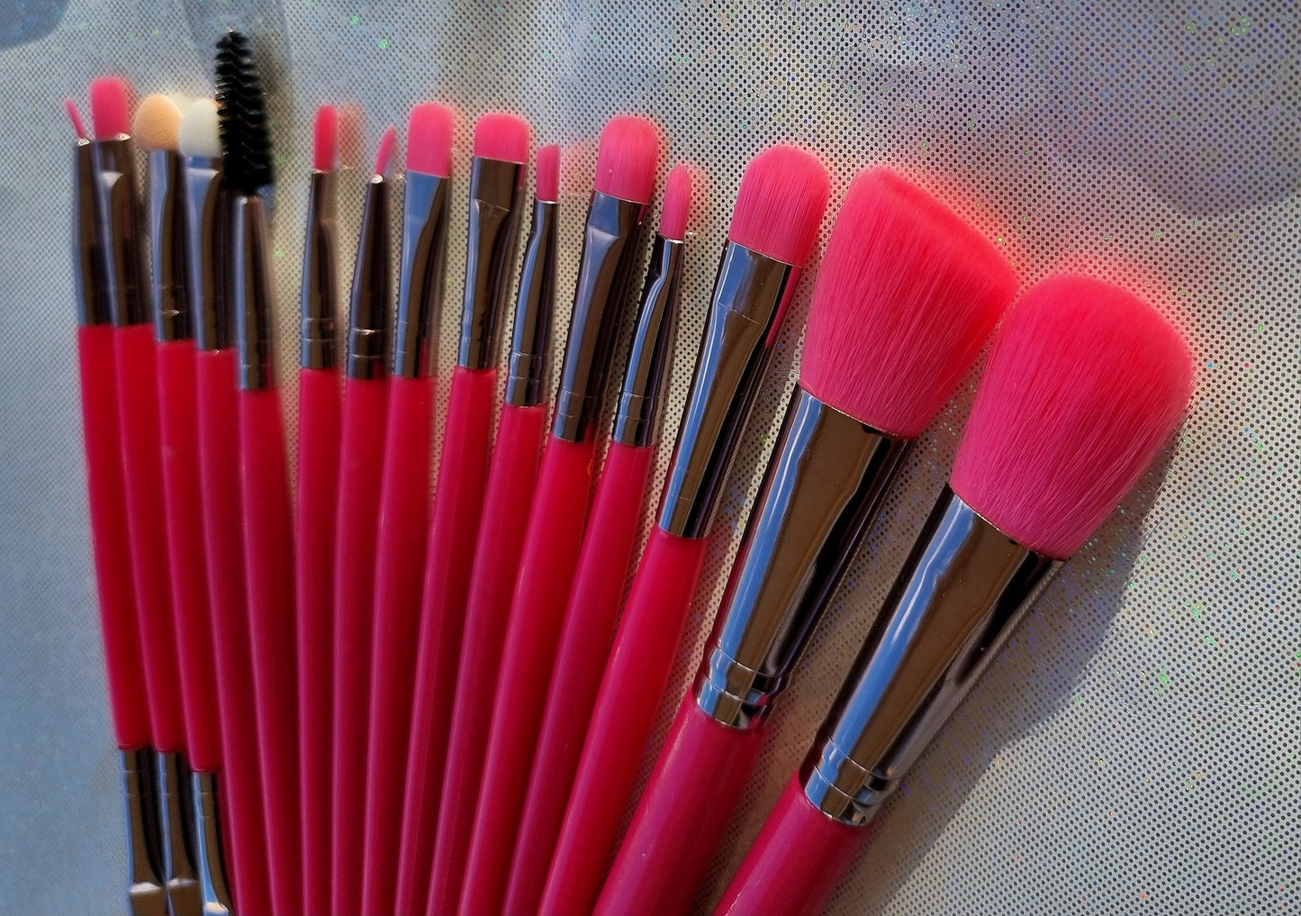Lot 15 pinceaux NéonPink