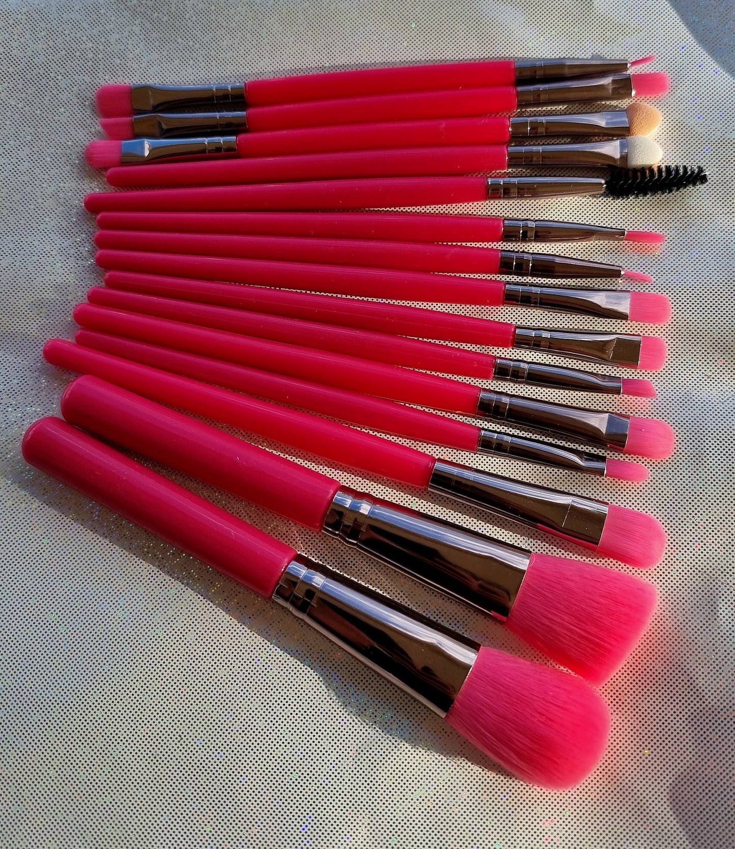 Lot 15 pinceaux NéonPink