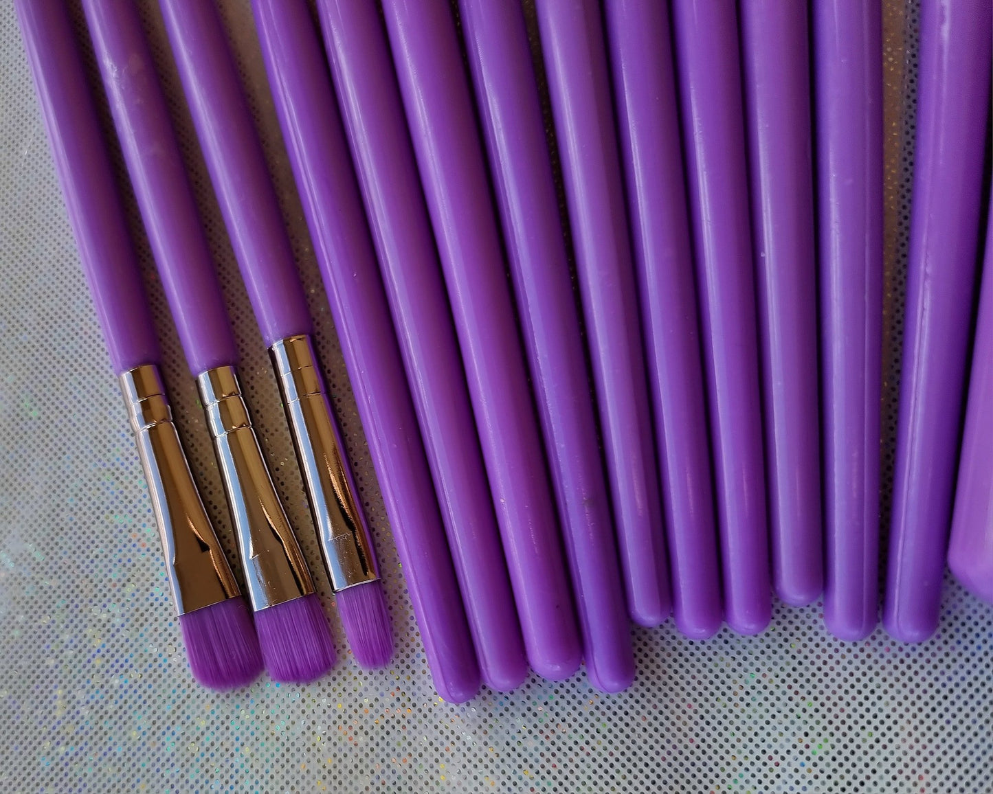 Lot 15 pinceaux Purple