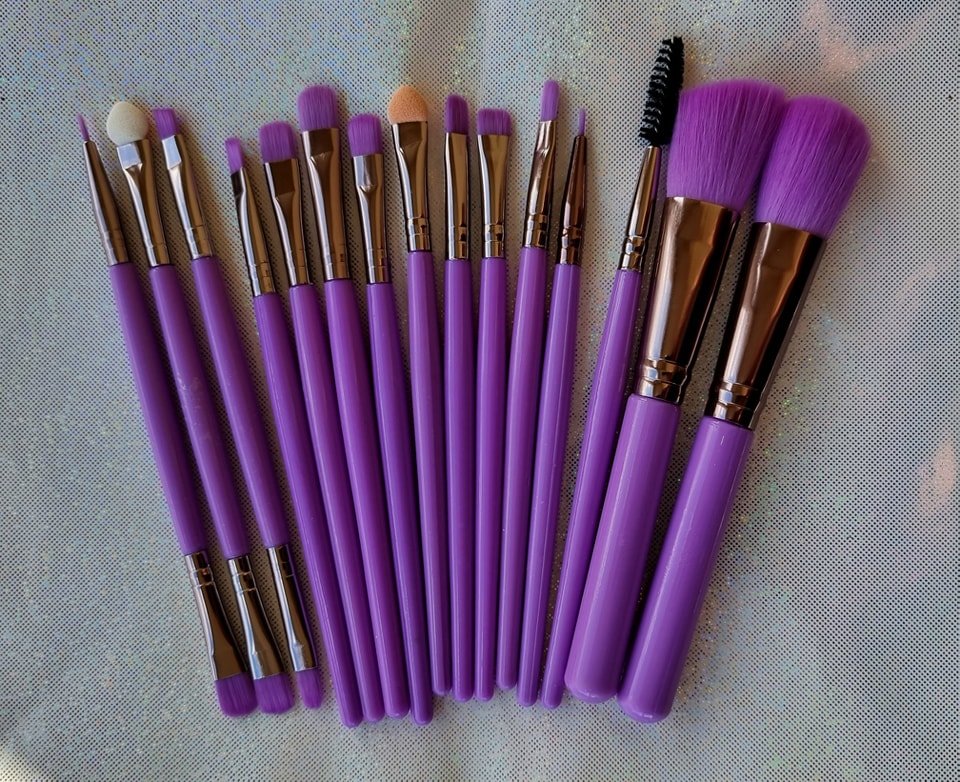 Lot 15 pinceaux Purple