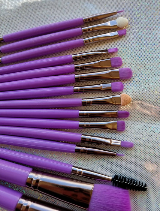 Lot 15 pinceaux Purple