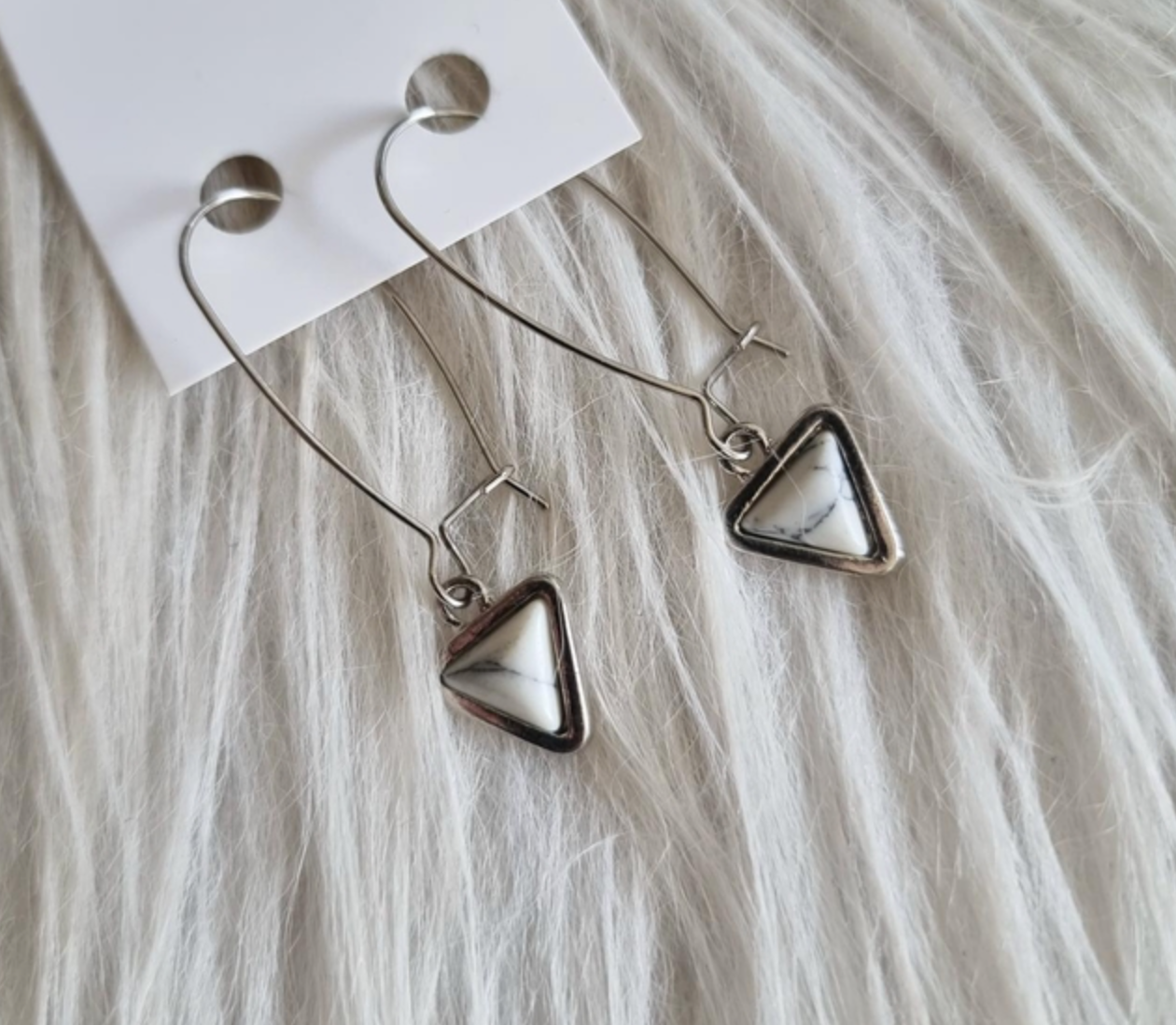 Boucles d'oreilles Marble