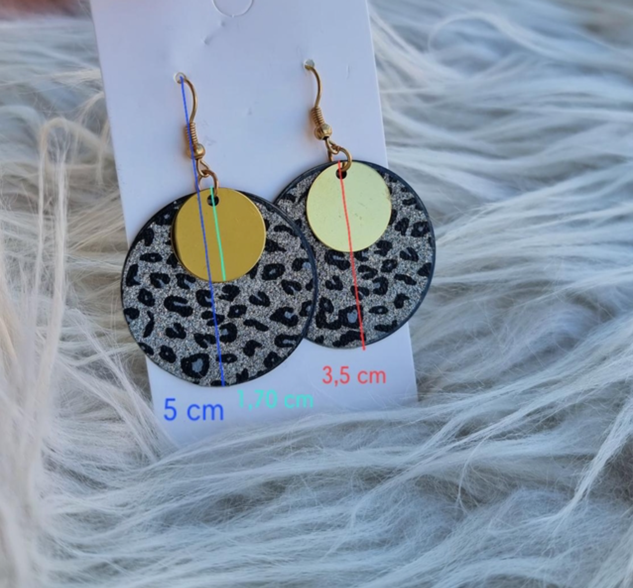 Boucles d'oreilles Léopardy