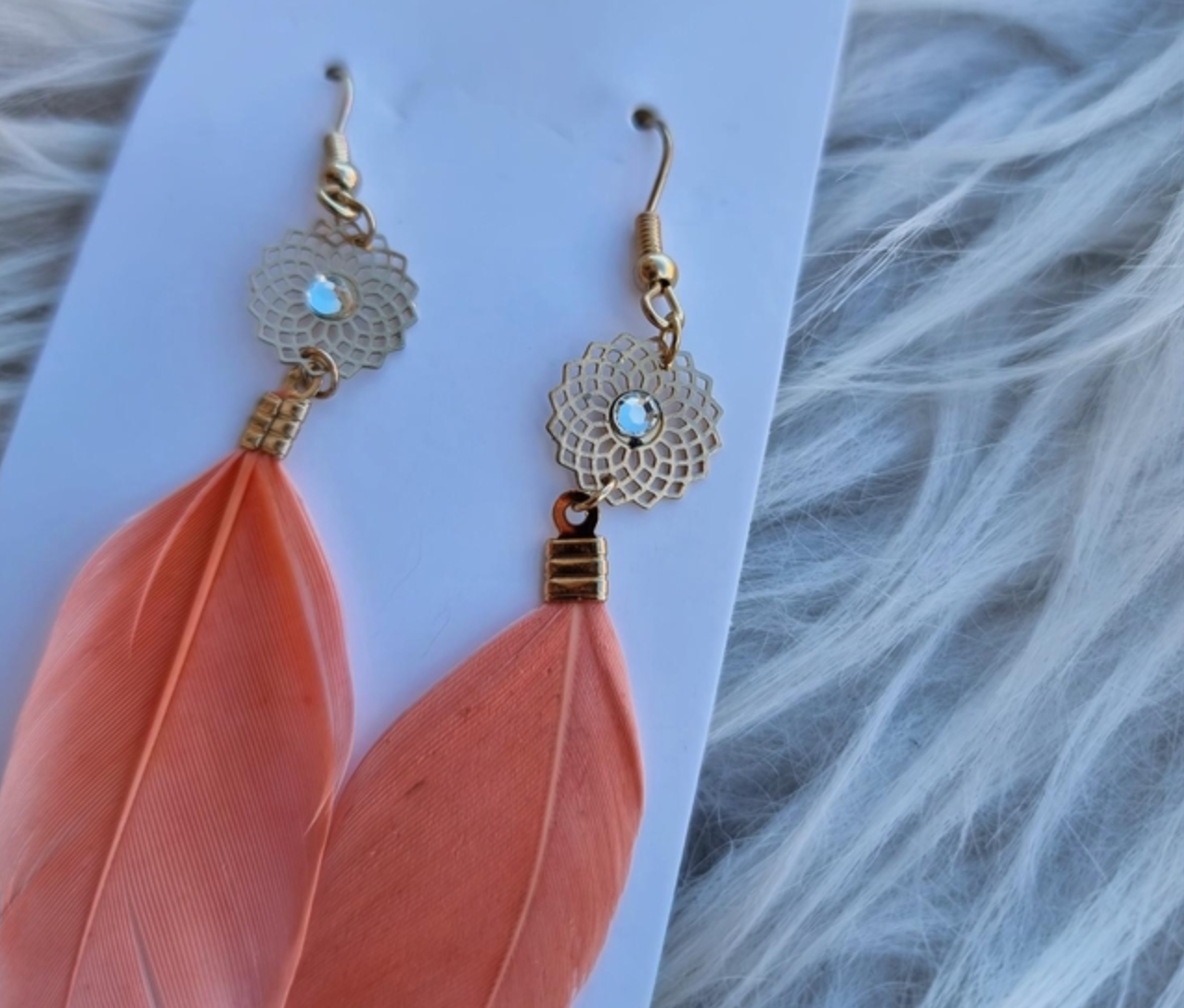 Boucles d'oreilles Feather