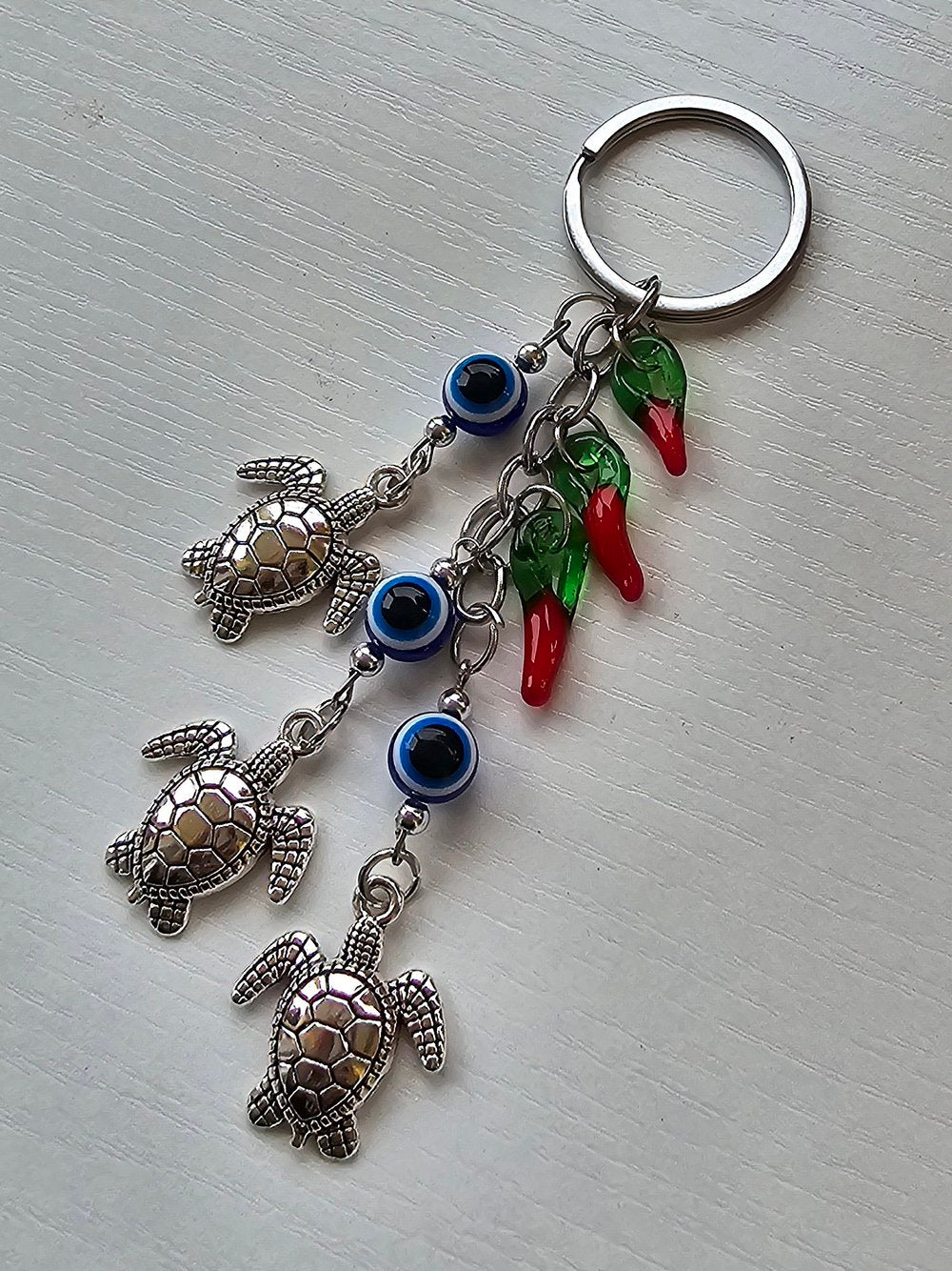 Porte-clé / Oeil Tortues