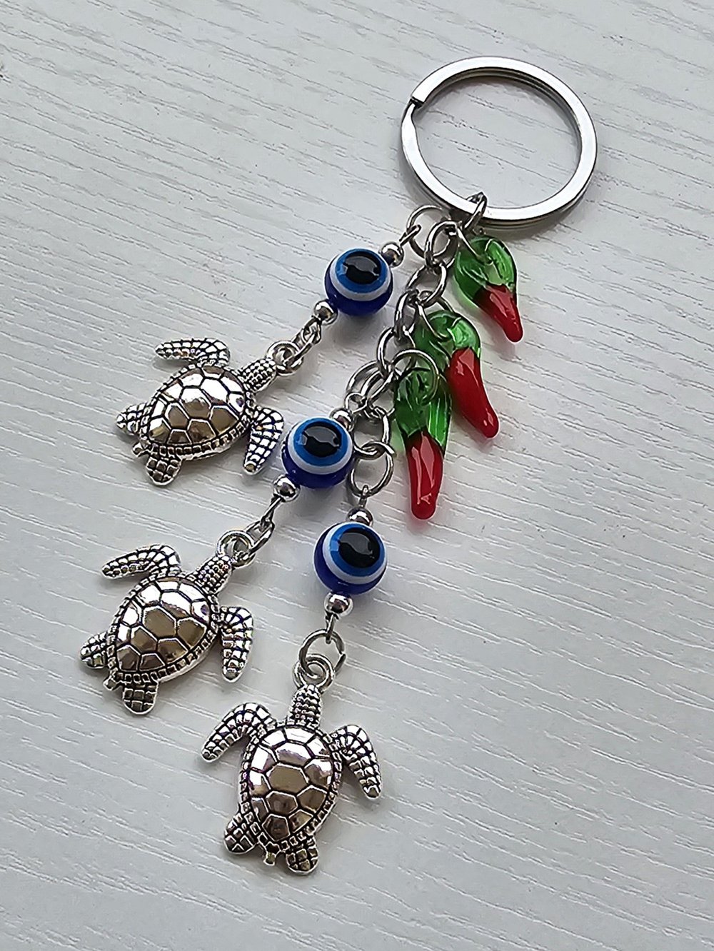 Porte-clé / Oeil Tortues