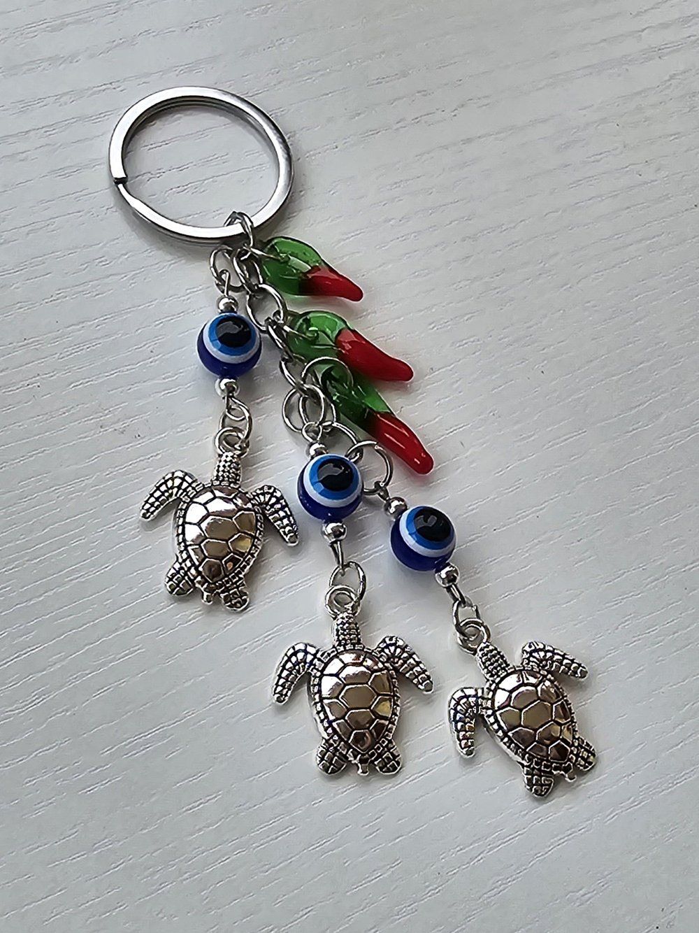 Porte-clé / Oeil Tortues