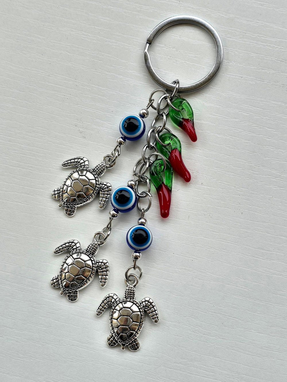 Porte-clé / Oeil Tortues