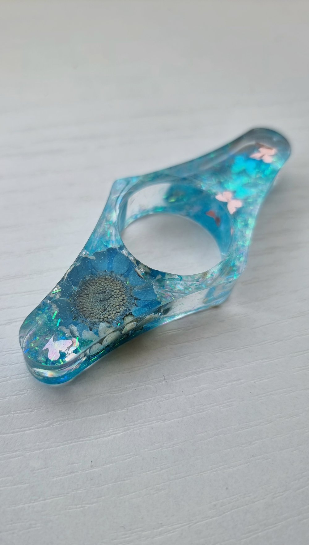 Bague de lecture / BlingFlower Blue