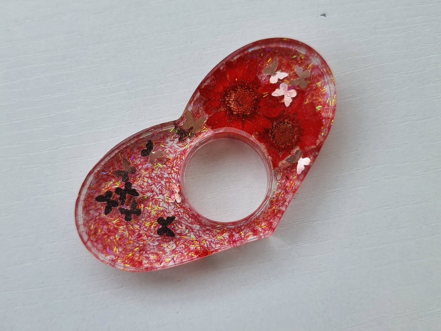 Bague de lecture / BlingFlower Red