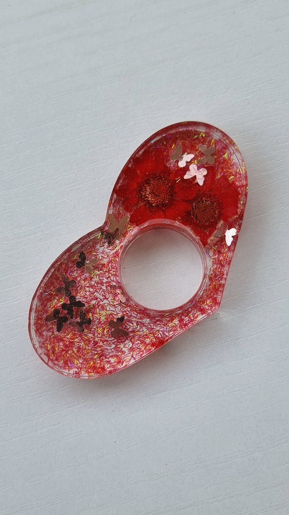 Bague de lecture / BlingFlower Red