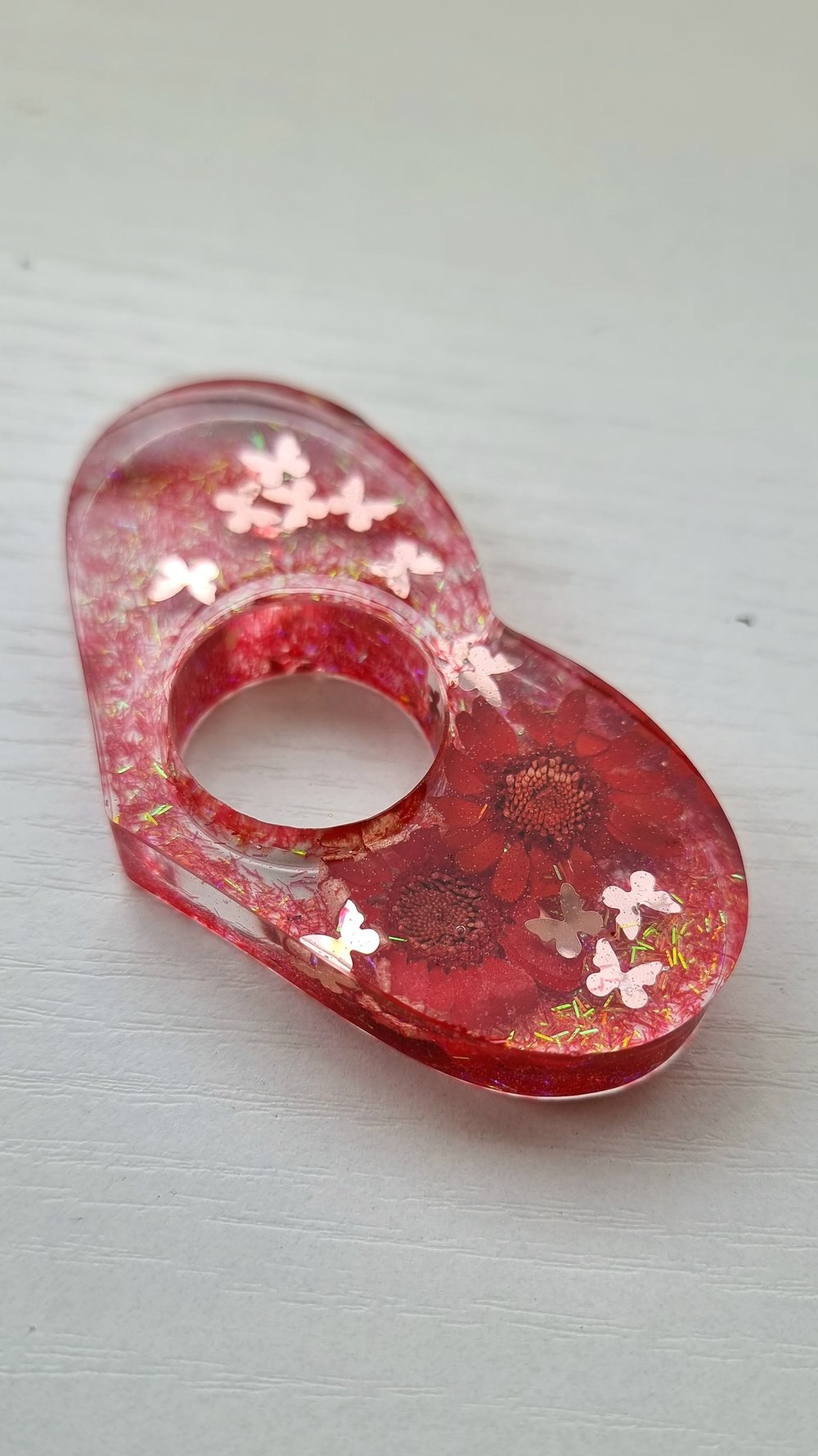 Bague de lecture / BlingFlower Red