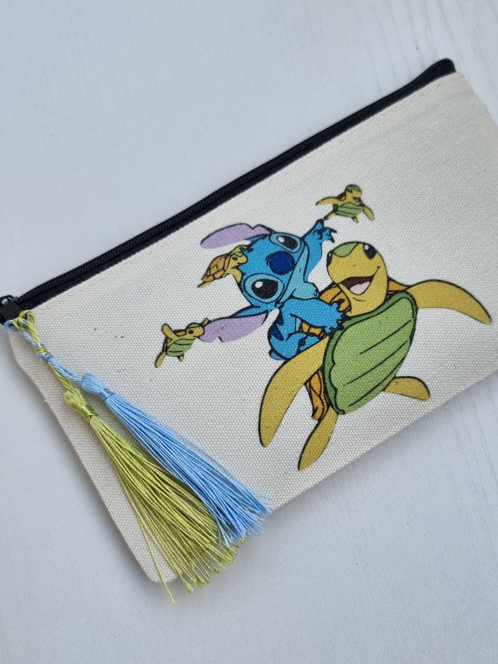 Pochette/Trousse - Stitch avec tortues