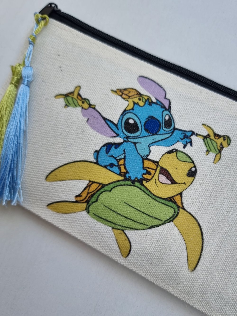 Pochette/Trousse - Stitch avec tortues