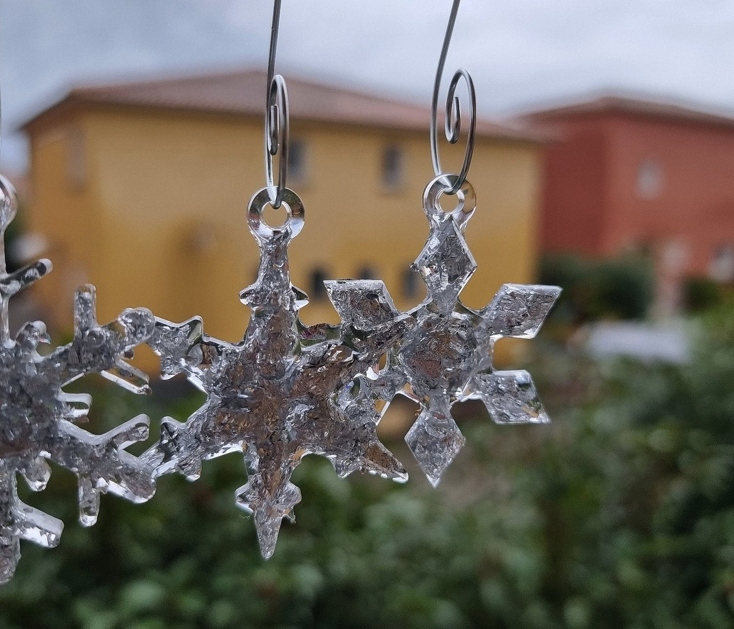 Lot de 3 flocons - Argenté