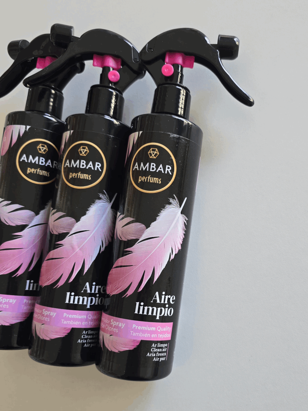 Spray Ambiance Aire Limpio Ambar Perfums Clean Air