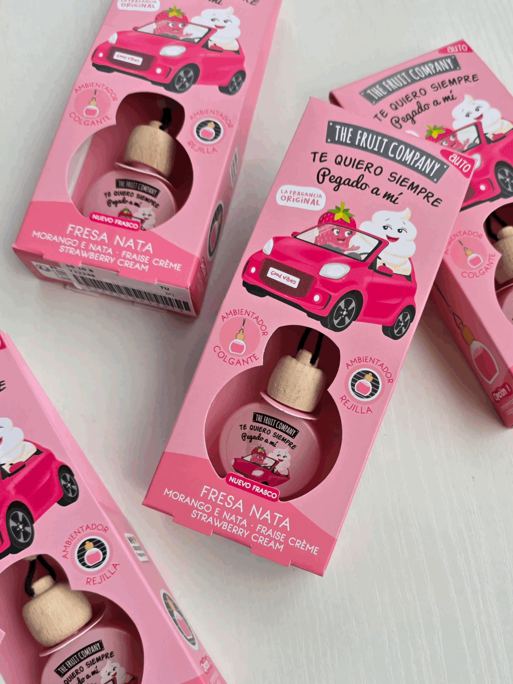 Parfum auto voiture Fraise The Fruit Company