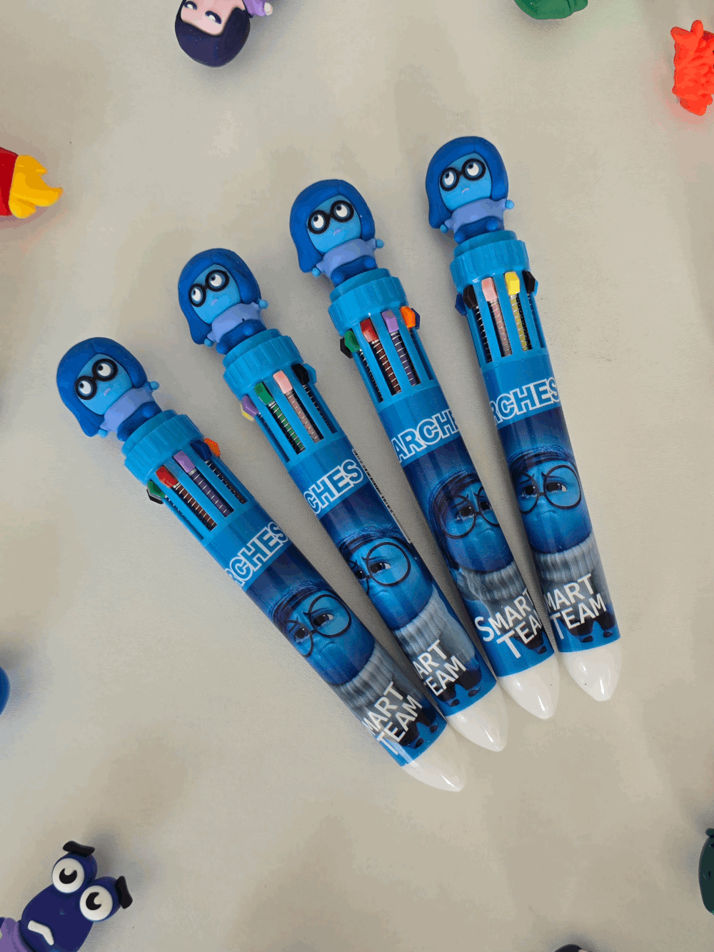 Stylo-bille 10 couleurs Vice-Versa